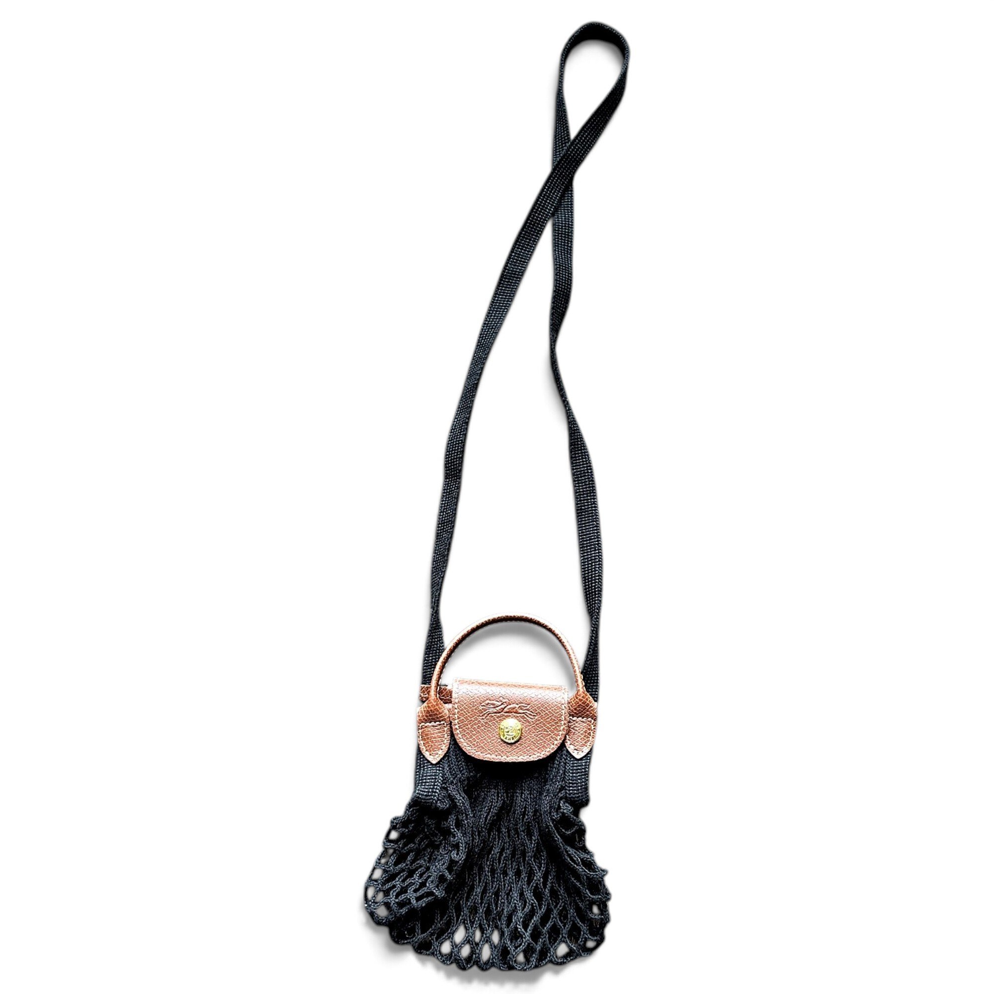 Pliage leather mini bag