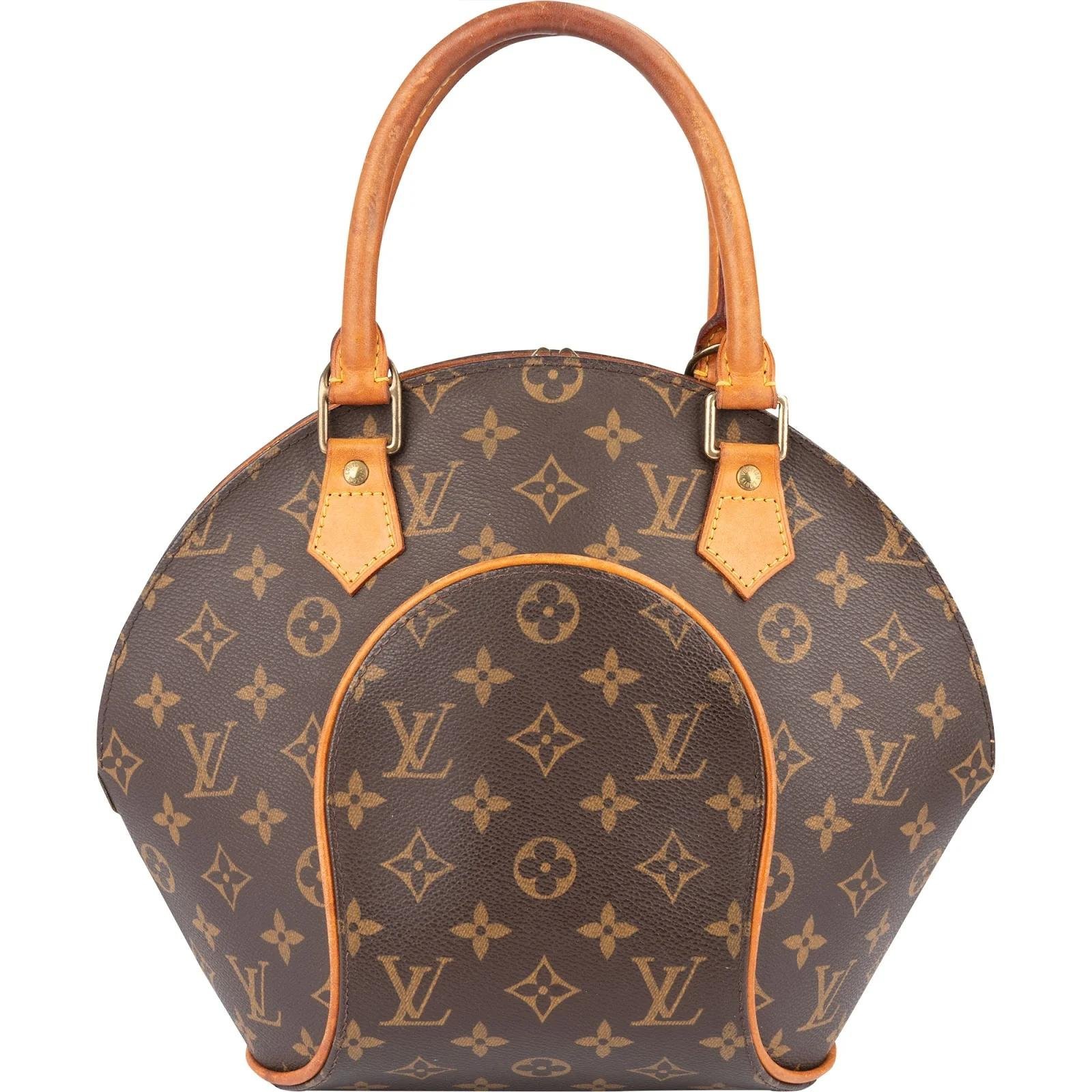 Ellipse leather handbag