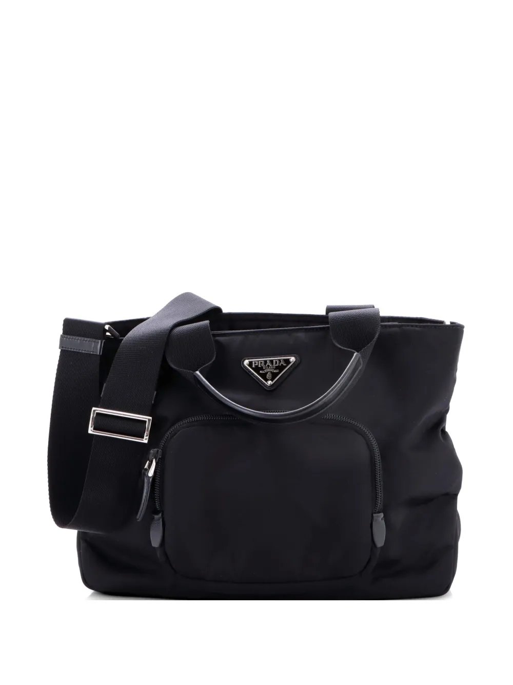 Front Pocket Padded Tessuto Medium tote bag