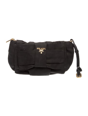 Tessuto Nylon Tessuto Nylon Bow Wristlet