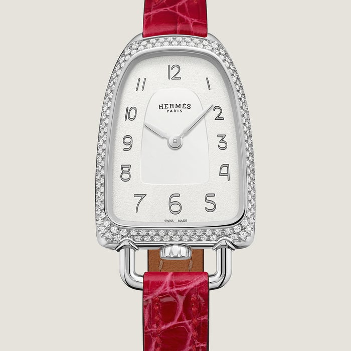 Sans Coloris Galop d'Hermès Watch, Medium Model, 32 MM
