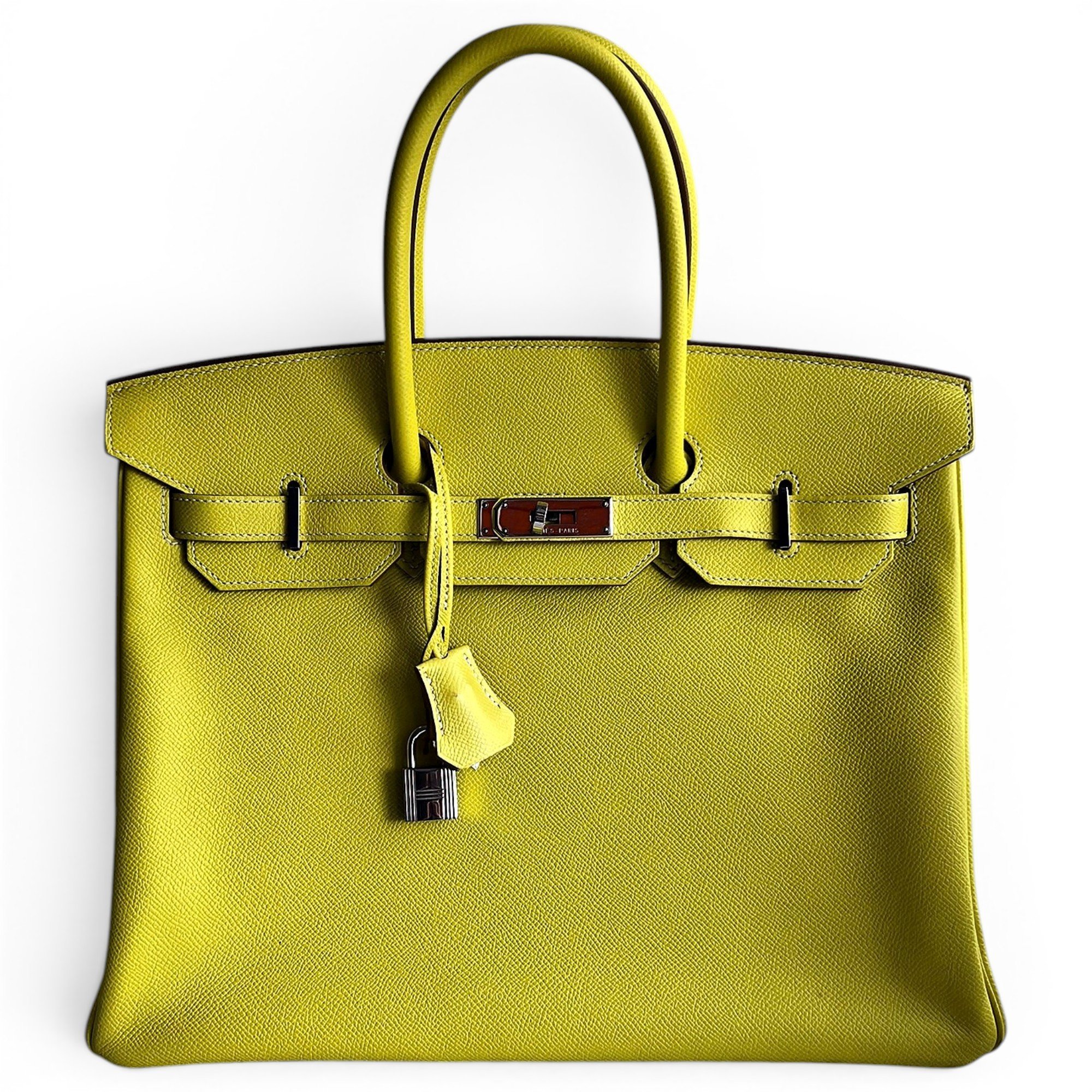 Birkin 35 leather handbag