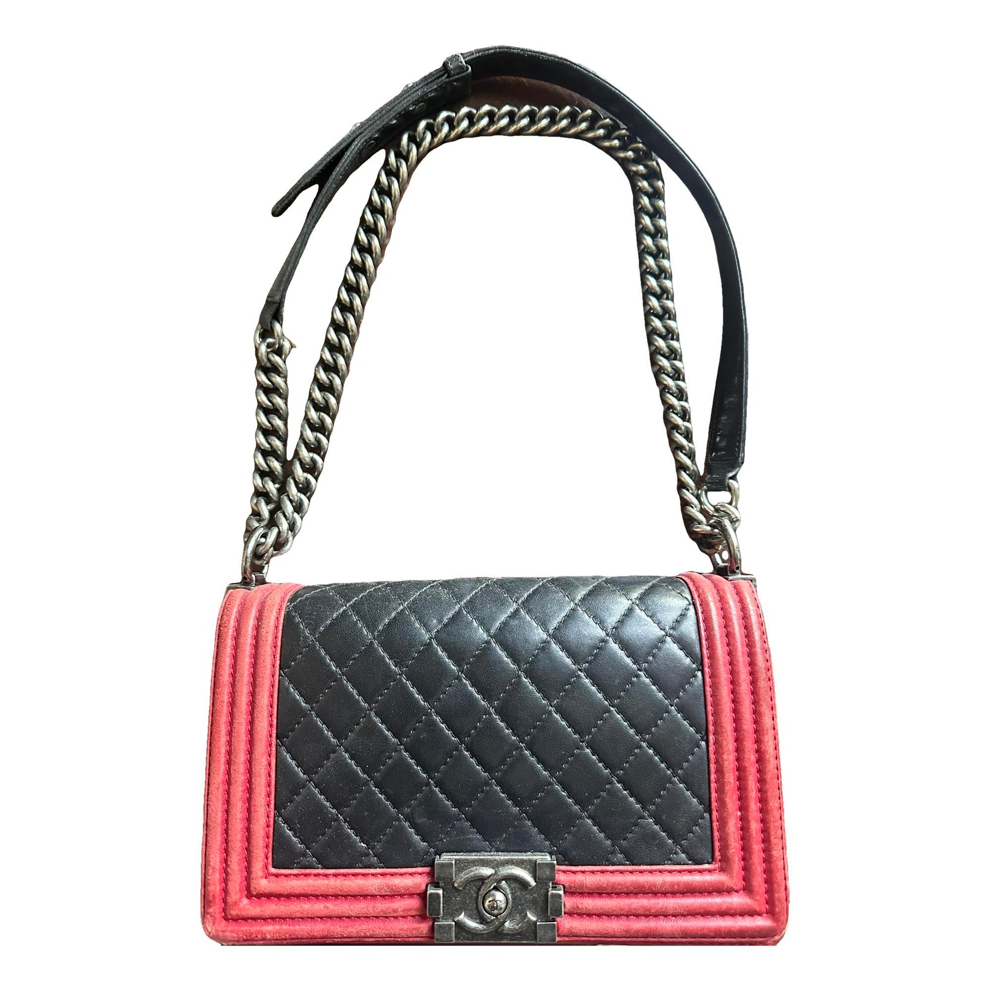 Boy leather crossbody bag