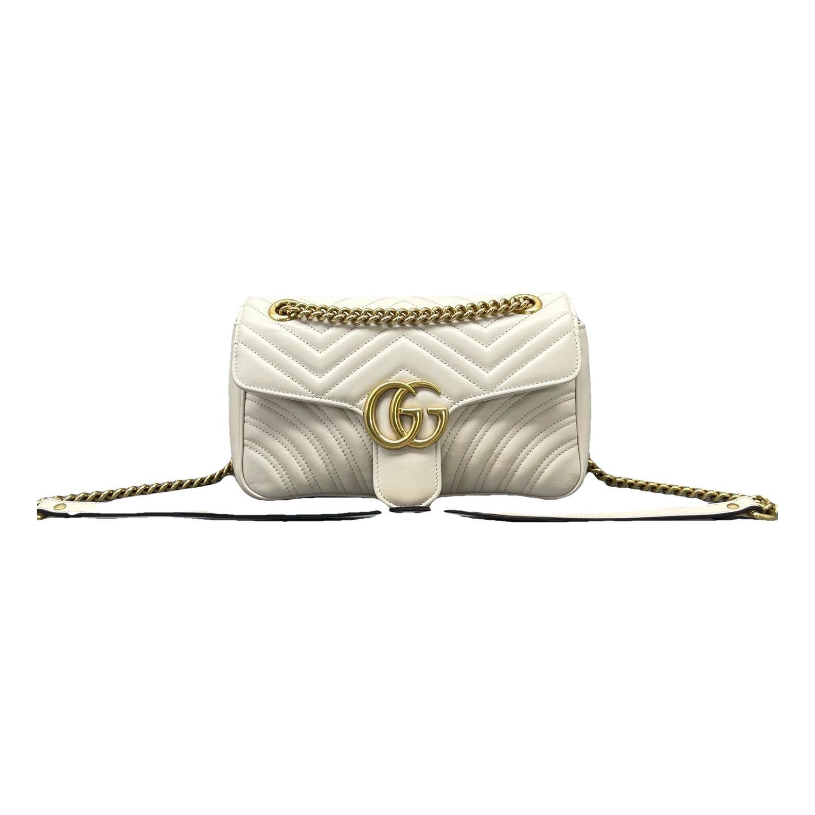 GG Marmont Flap leather crossbody bag