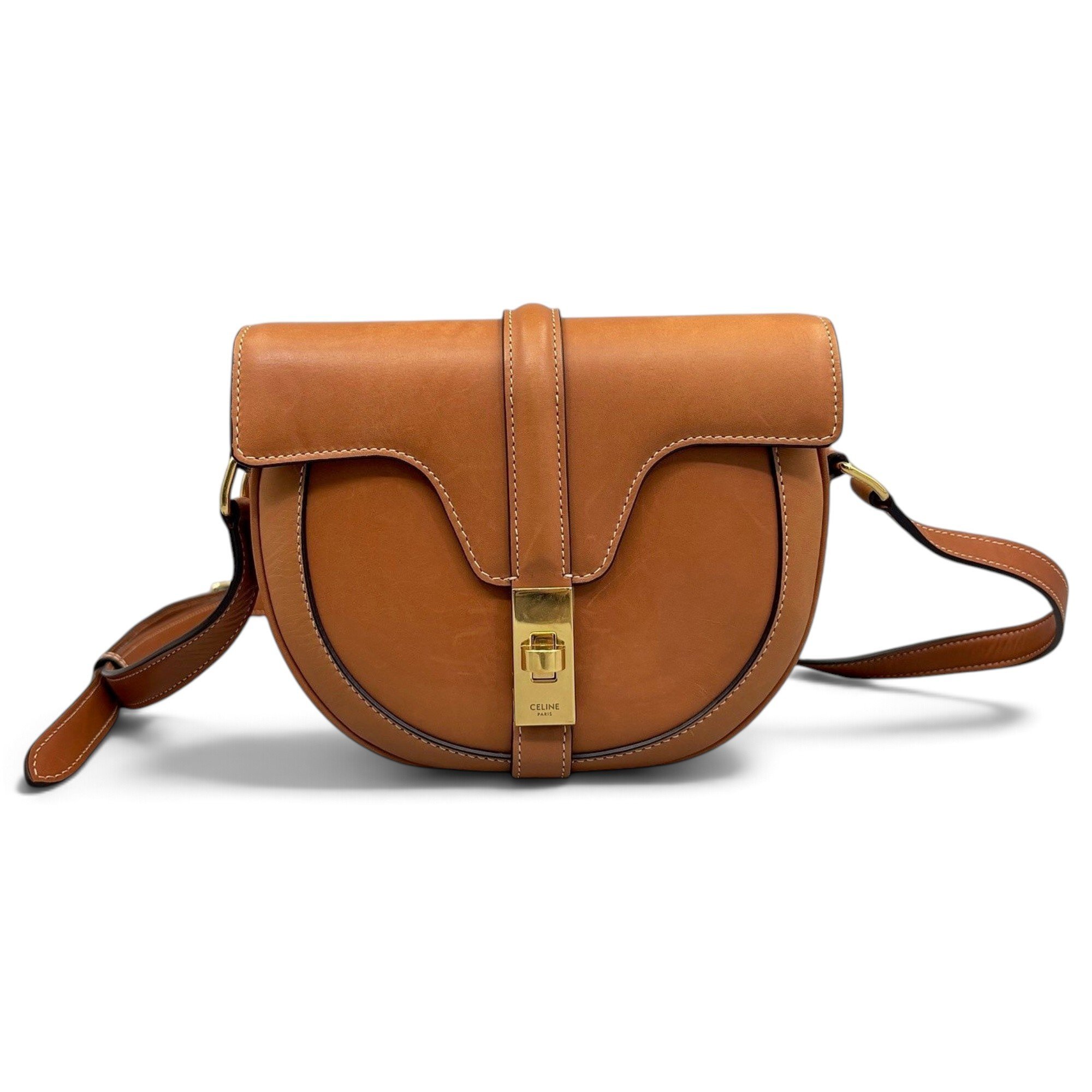 SAC 16 BESACE leather crossbody bag