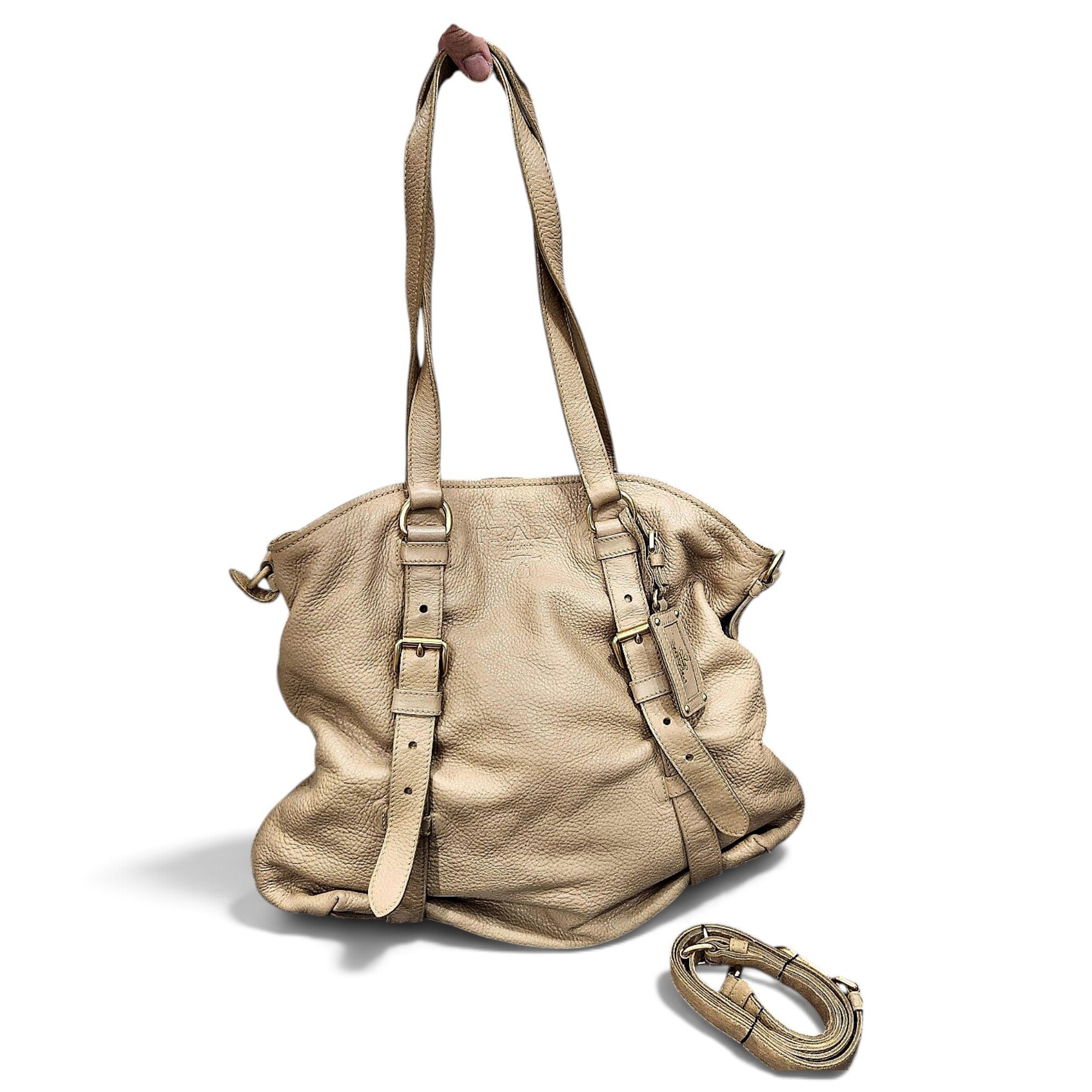Leather handbag