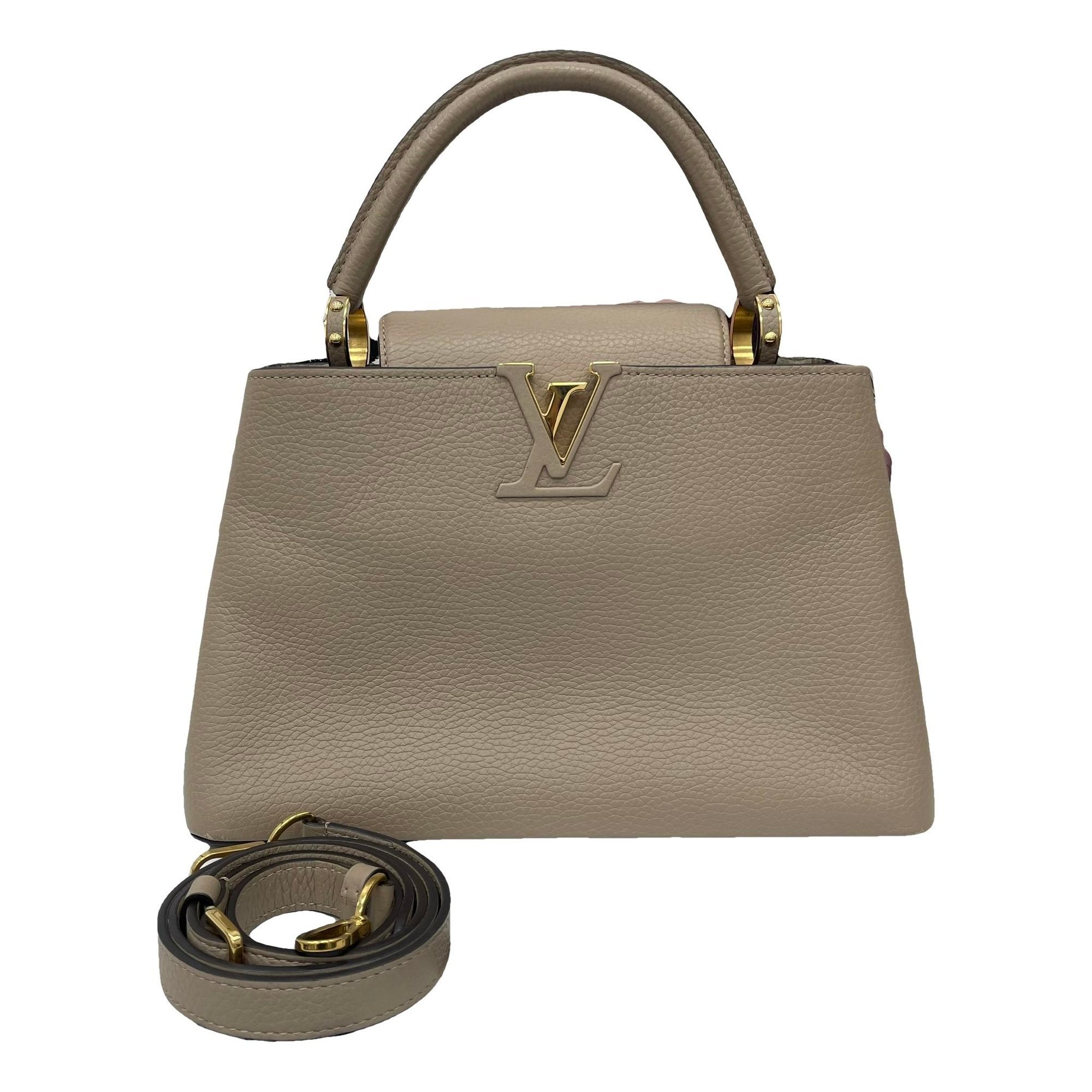Capucines leather handbag