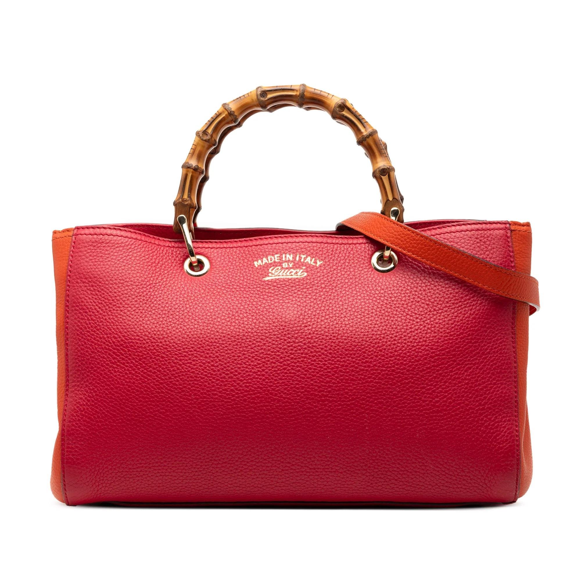 Bamboo pony-style calfskin satchel