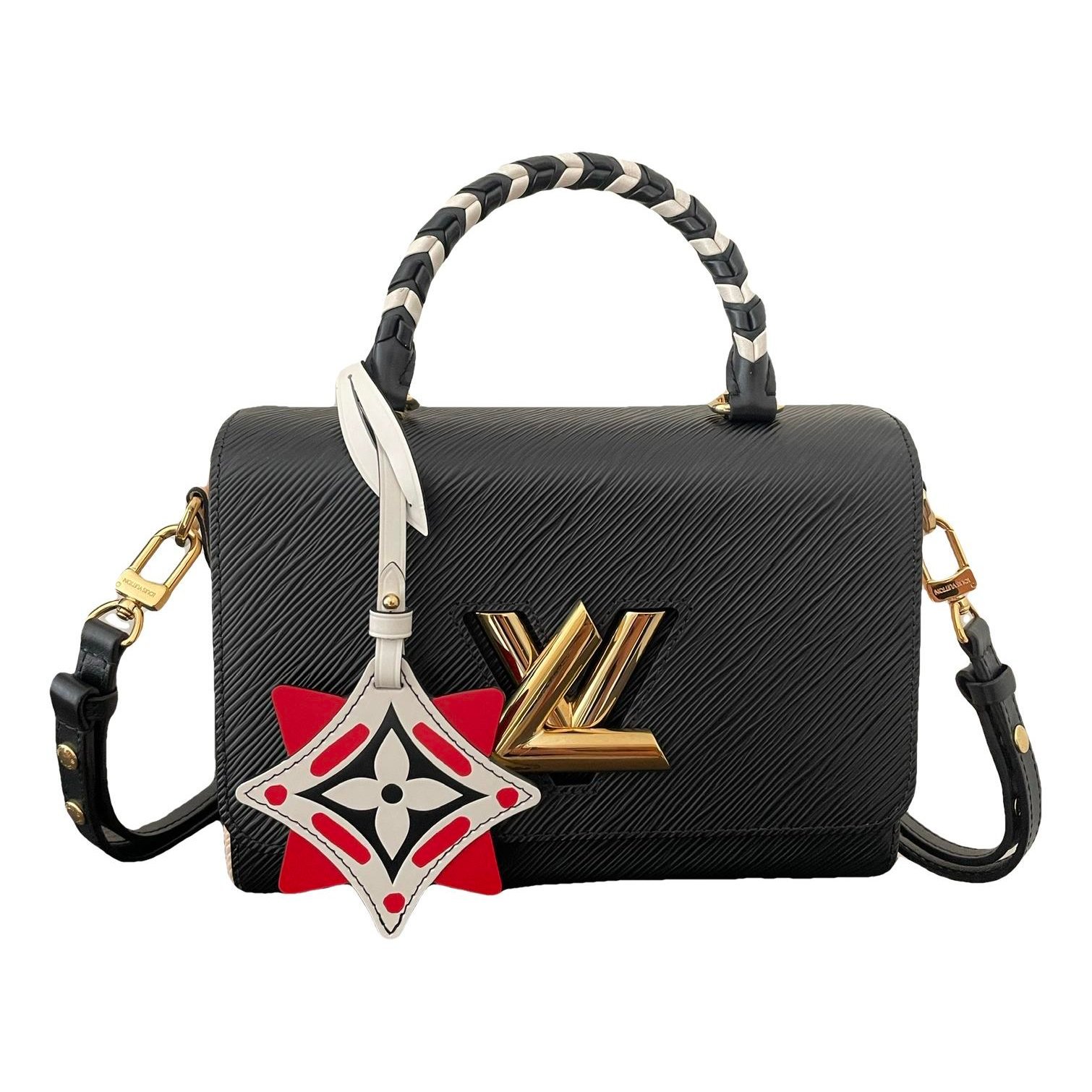 Twist One Handle leather handbag