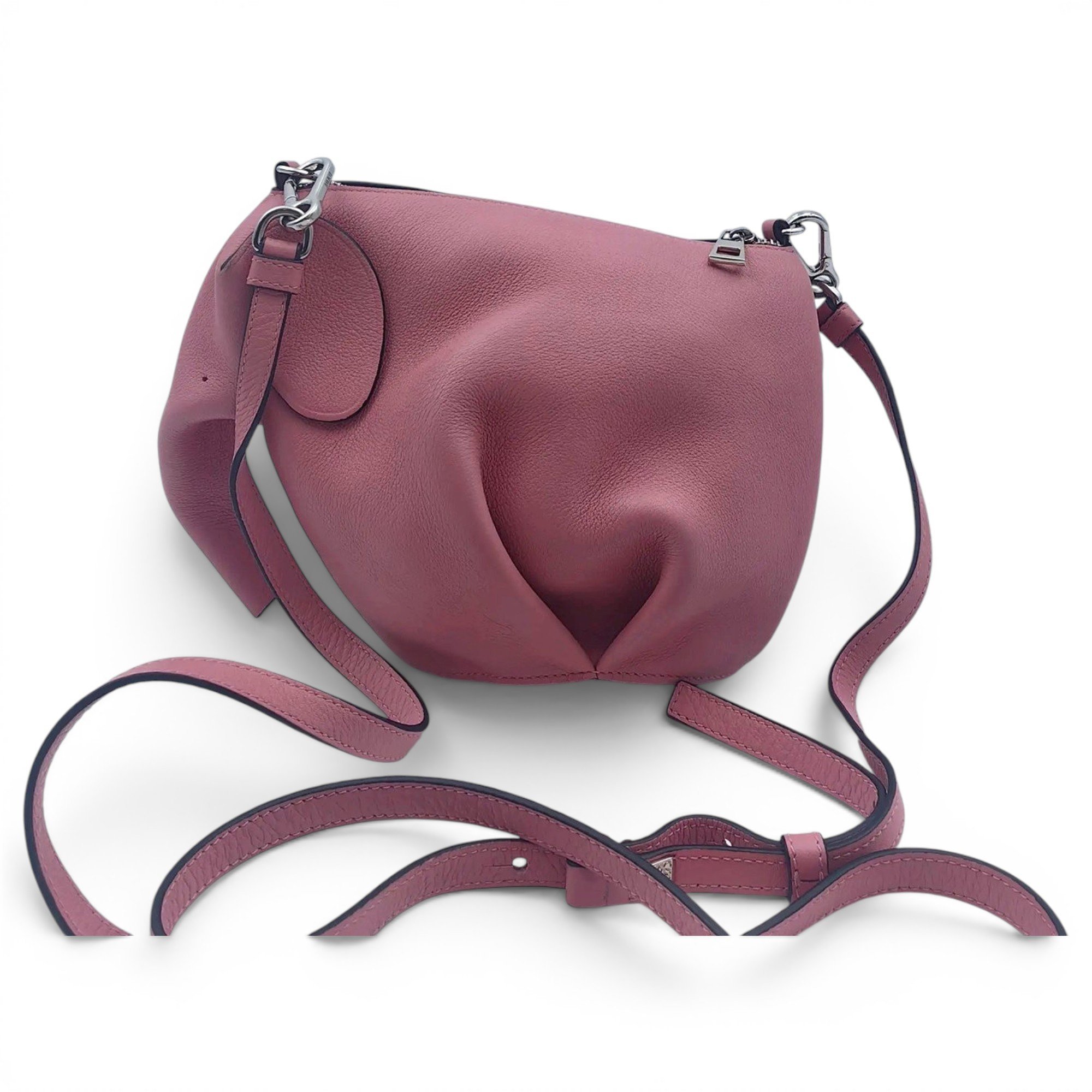 Animals leather crossbody bag