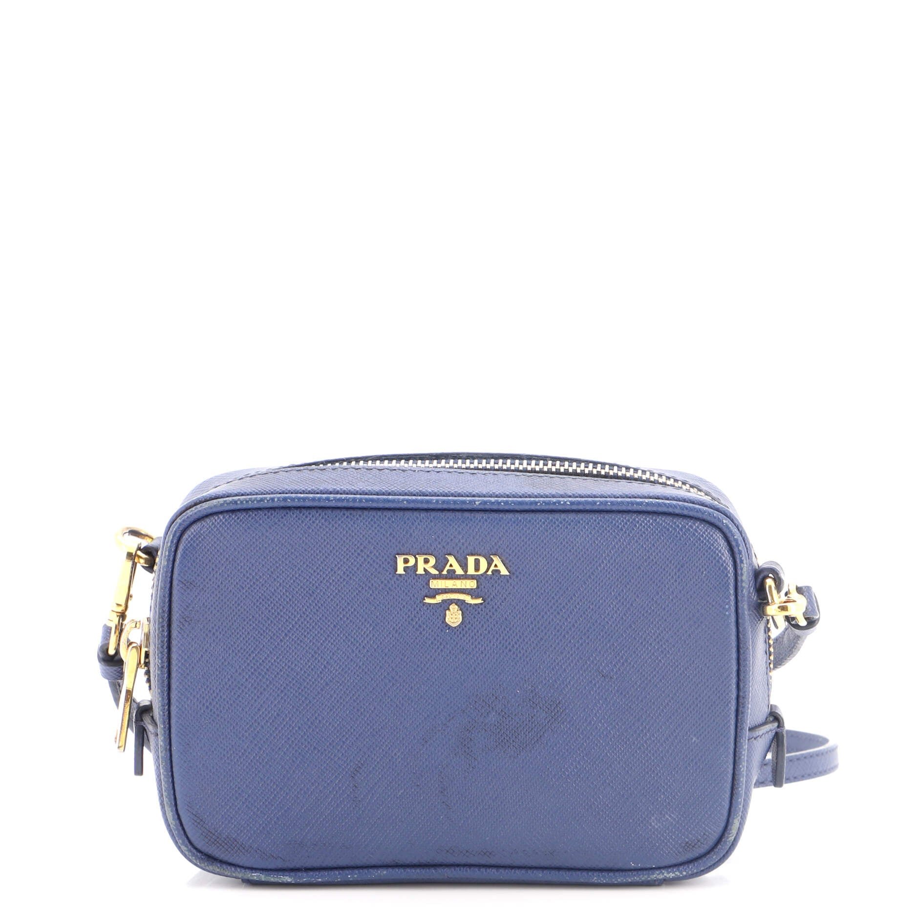 Prada Camera Shoulder Bag Saffiano Leather Mini