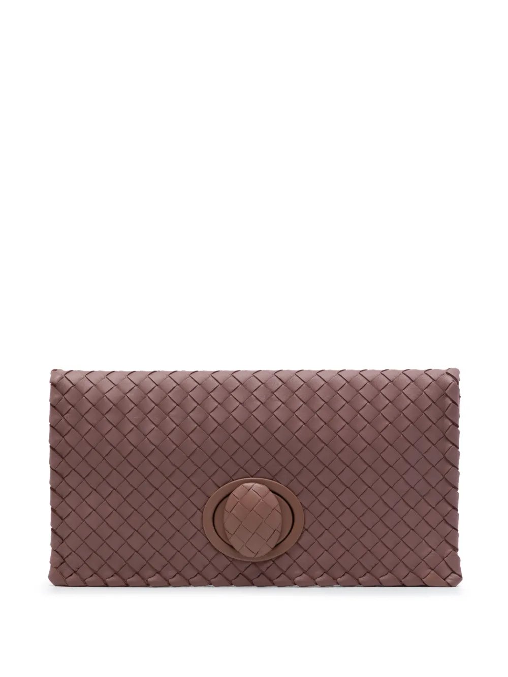 2012-2026 Nappa Intrecciato Turn Lock clutch bag