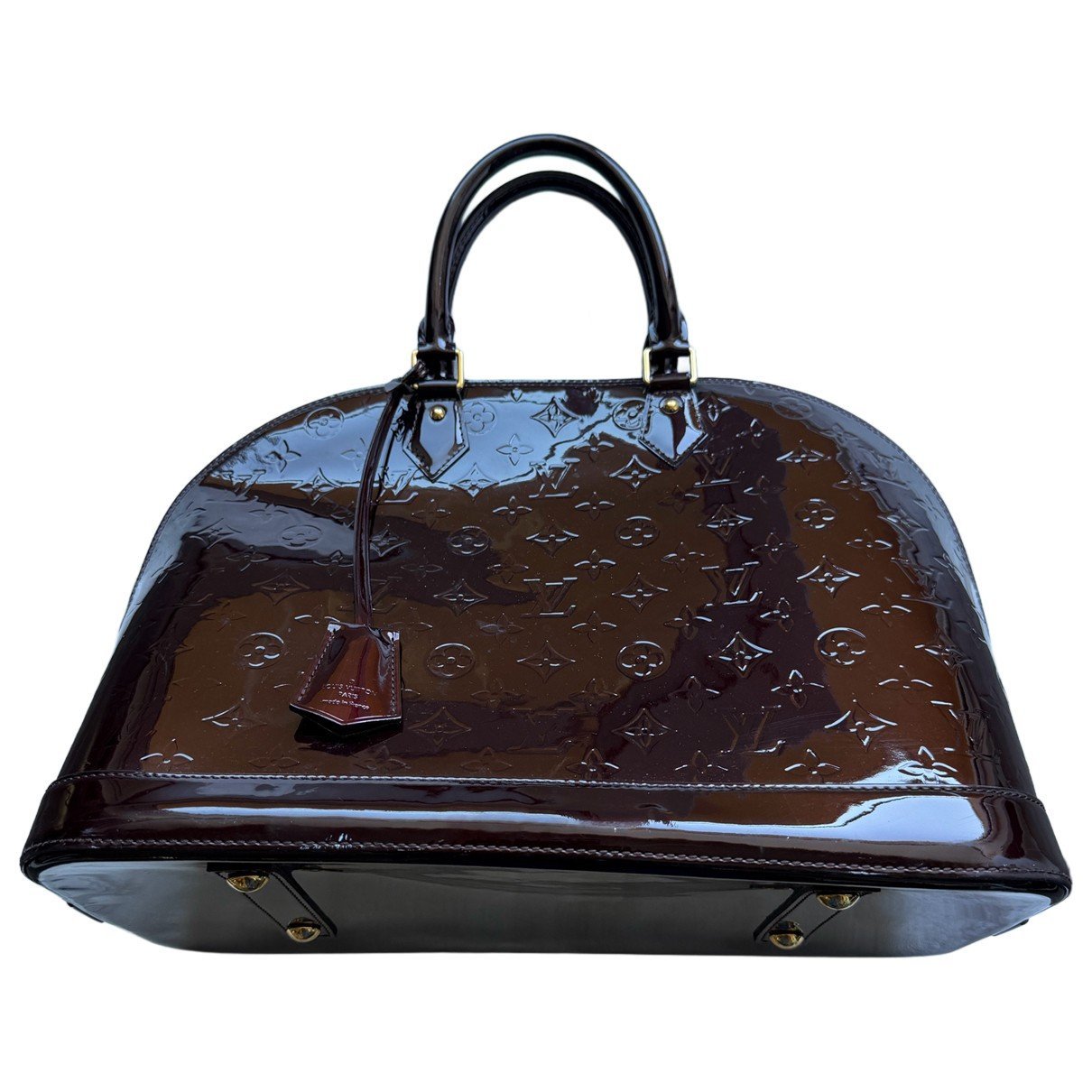 Alma patent leather tote