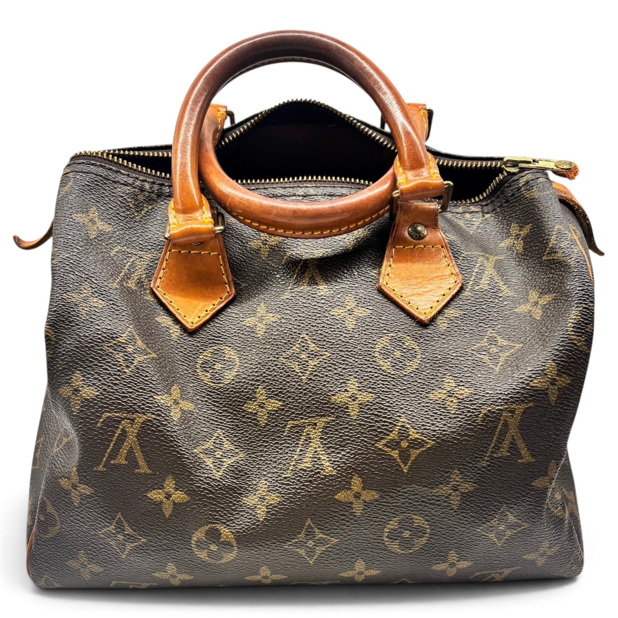 Speedy leather handbag