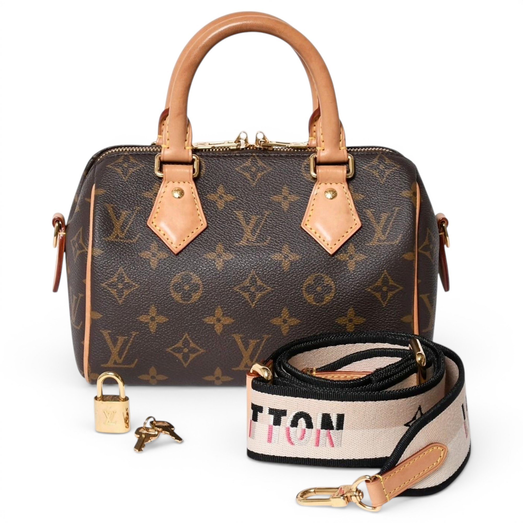 Speedy leather handbag