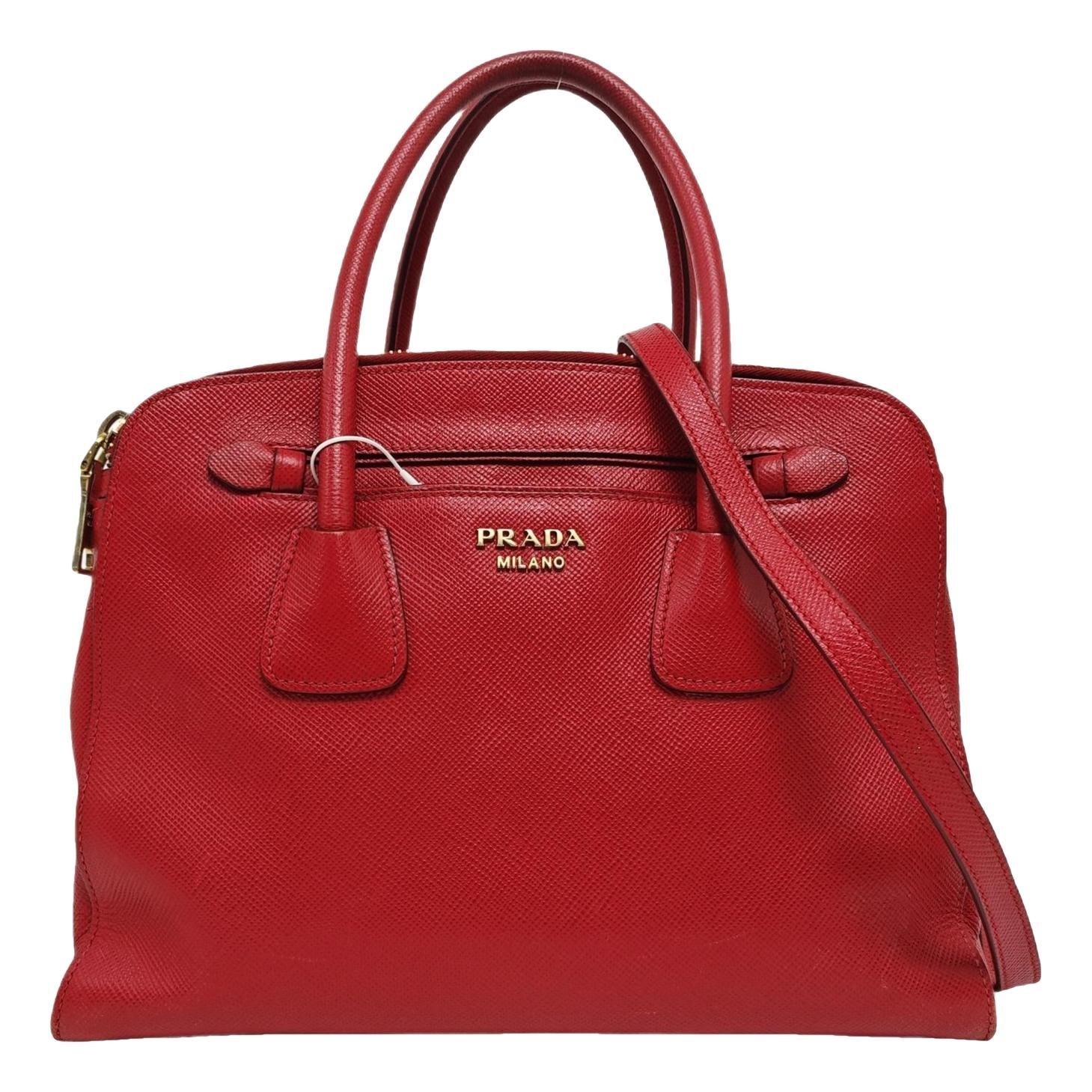 Leather handbag