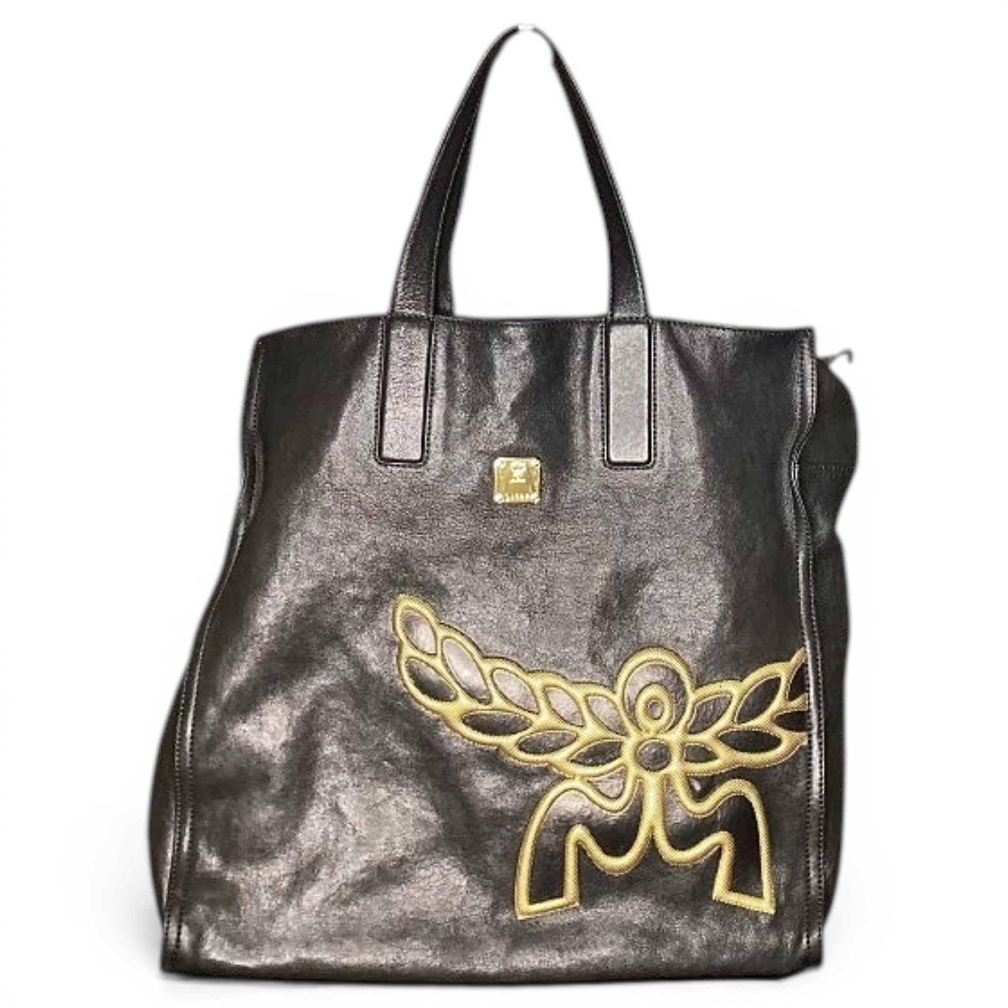 Leather tote