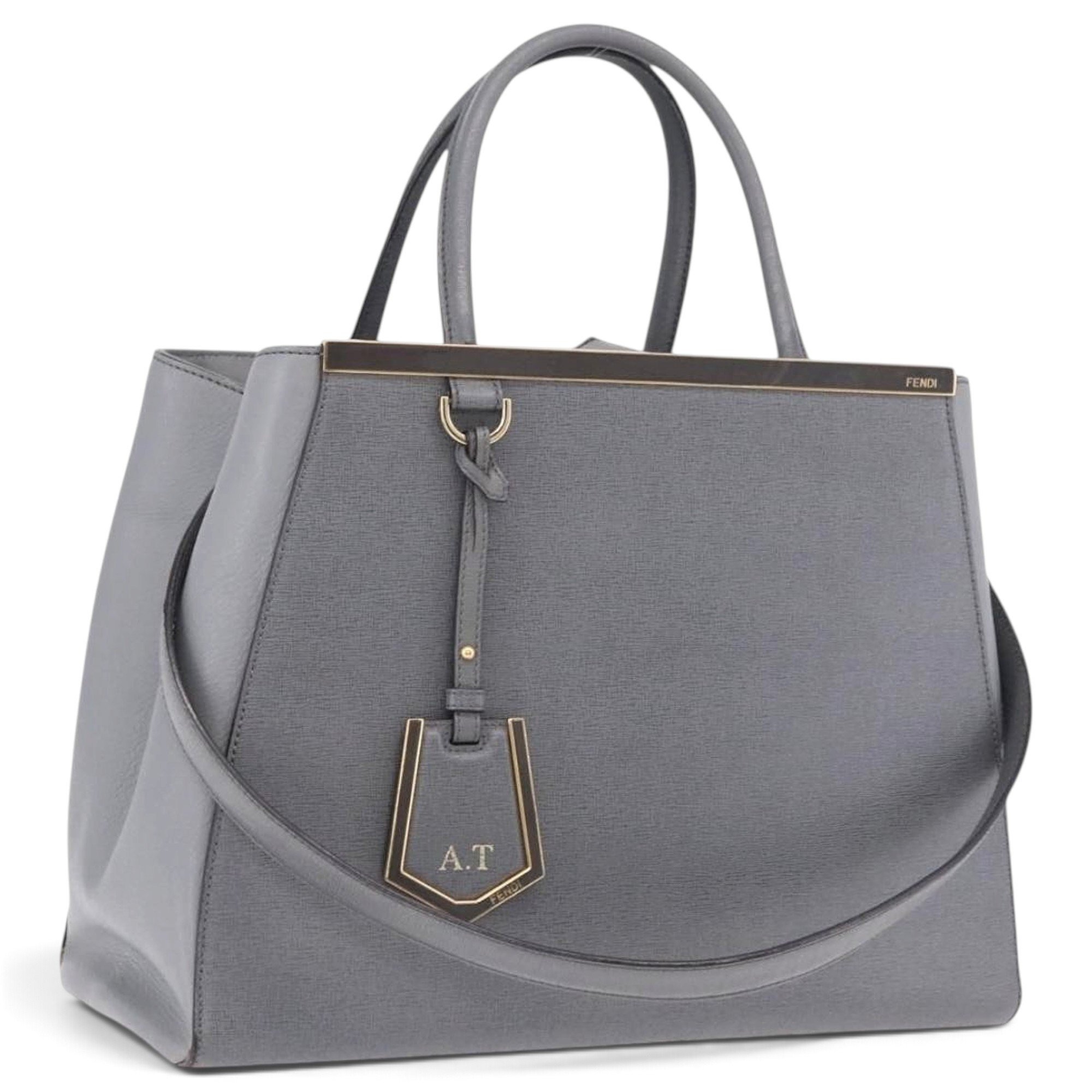 Fendi 2Jours leather handbag