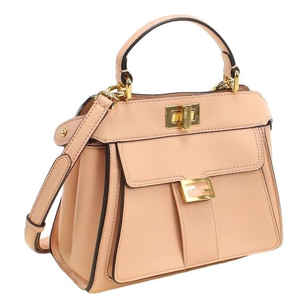 Peekaboo leather handbag