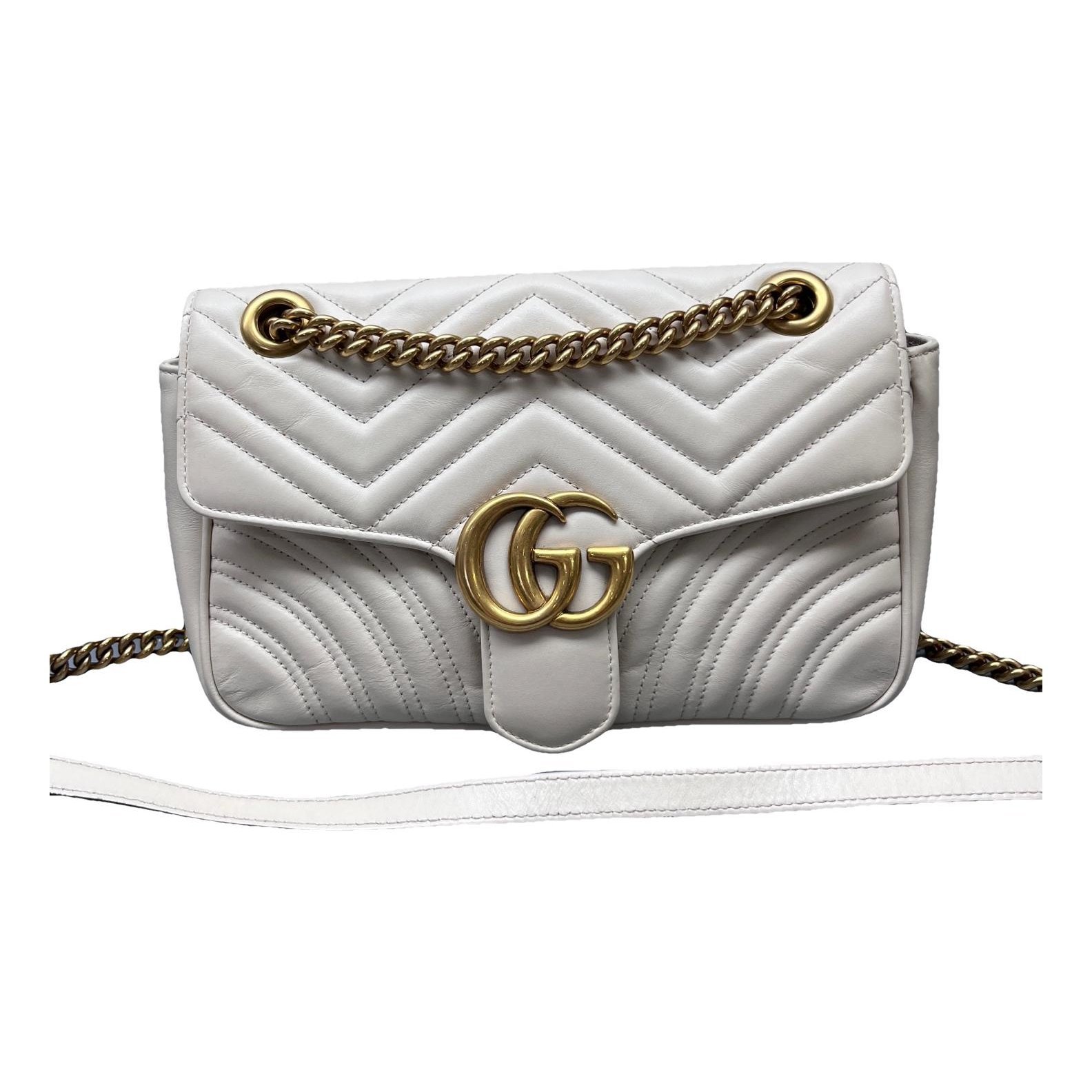 GG Marmont Flap leather handbag