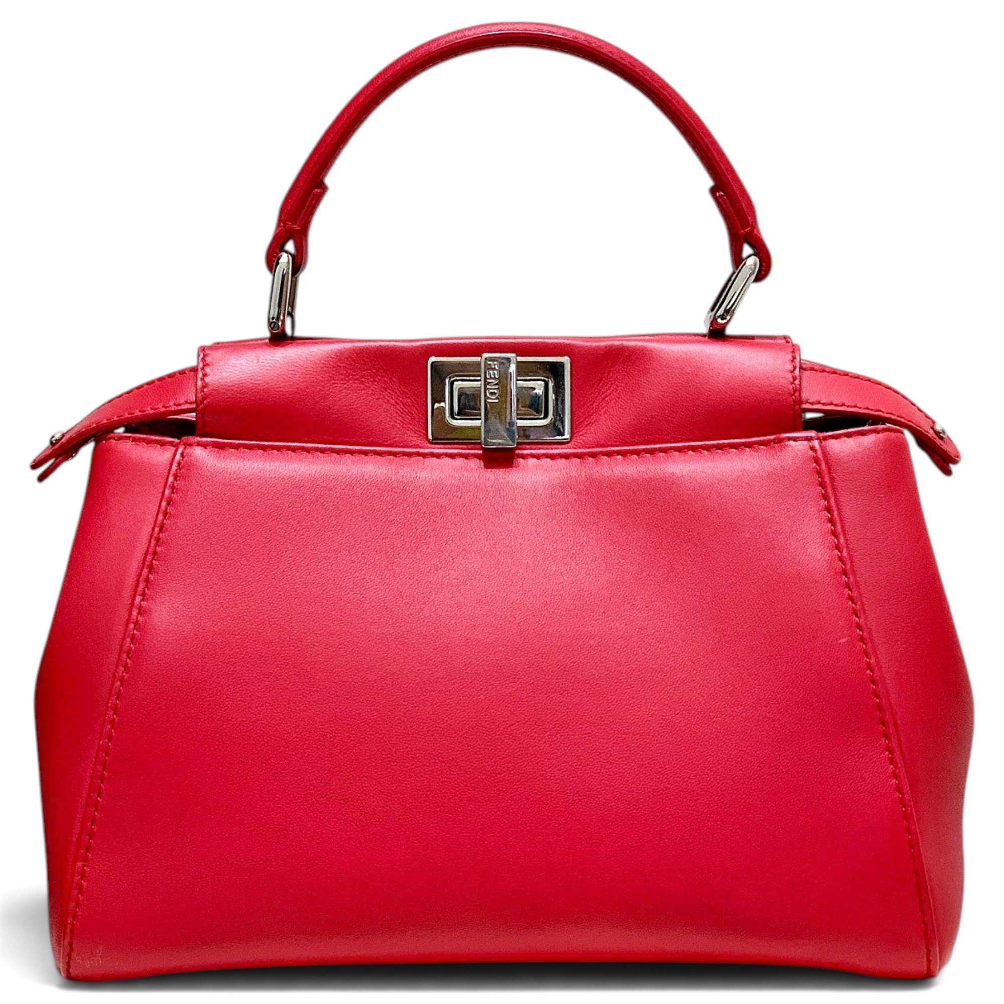 Peekaboo leather handbag