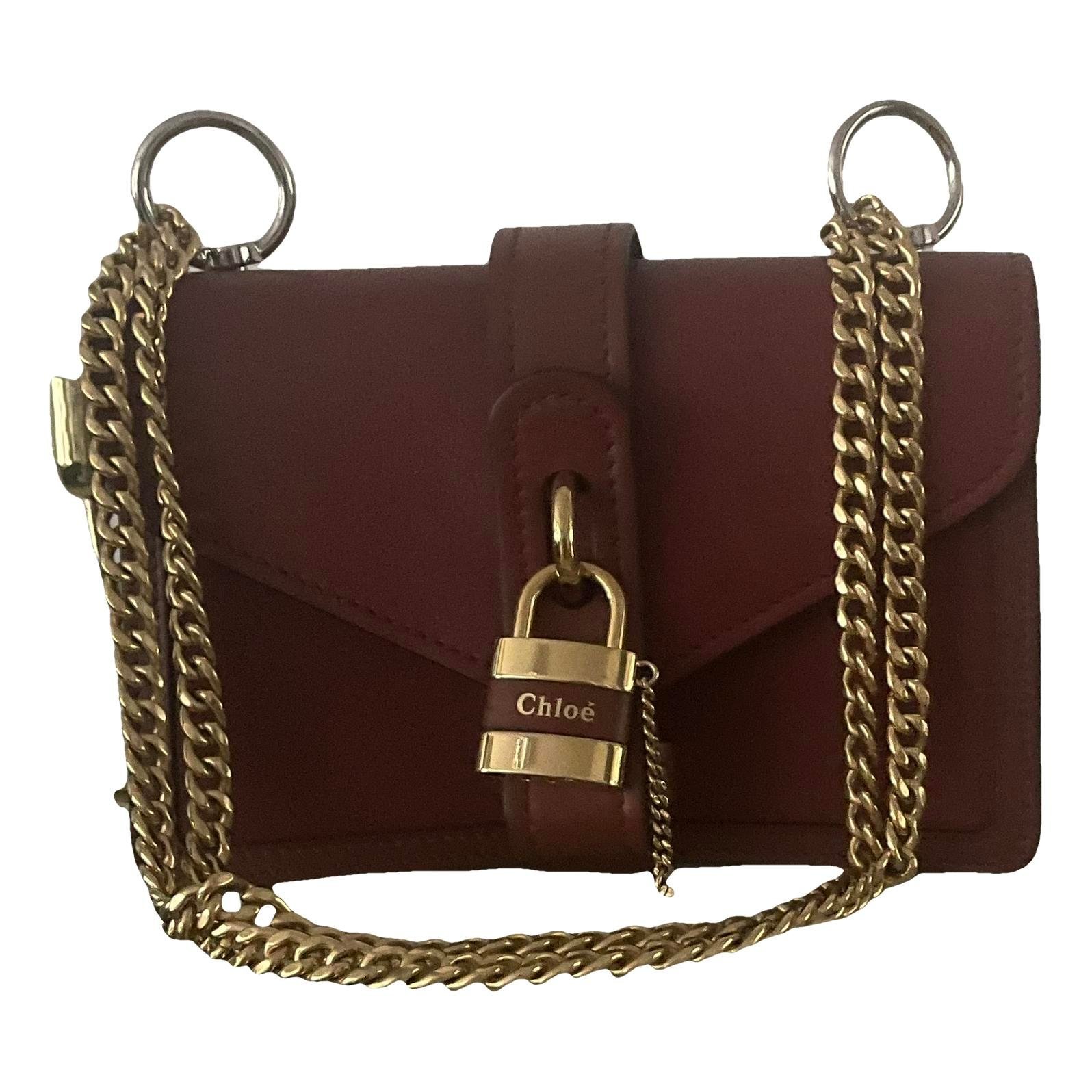 Aby leather handbag