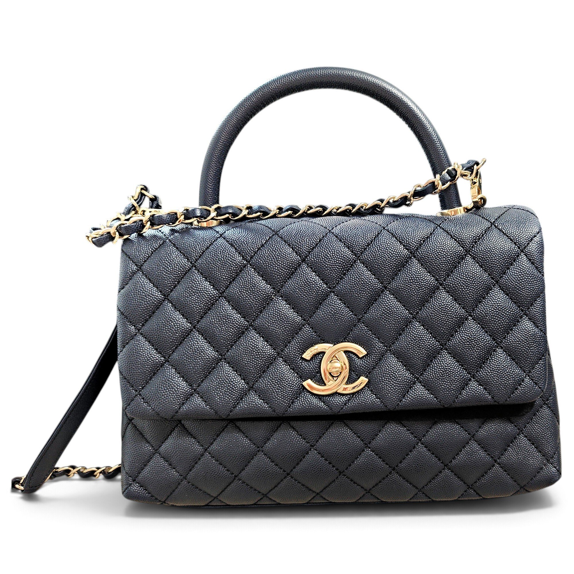 Coco Handle leather handbag