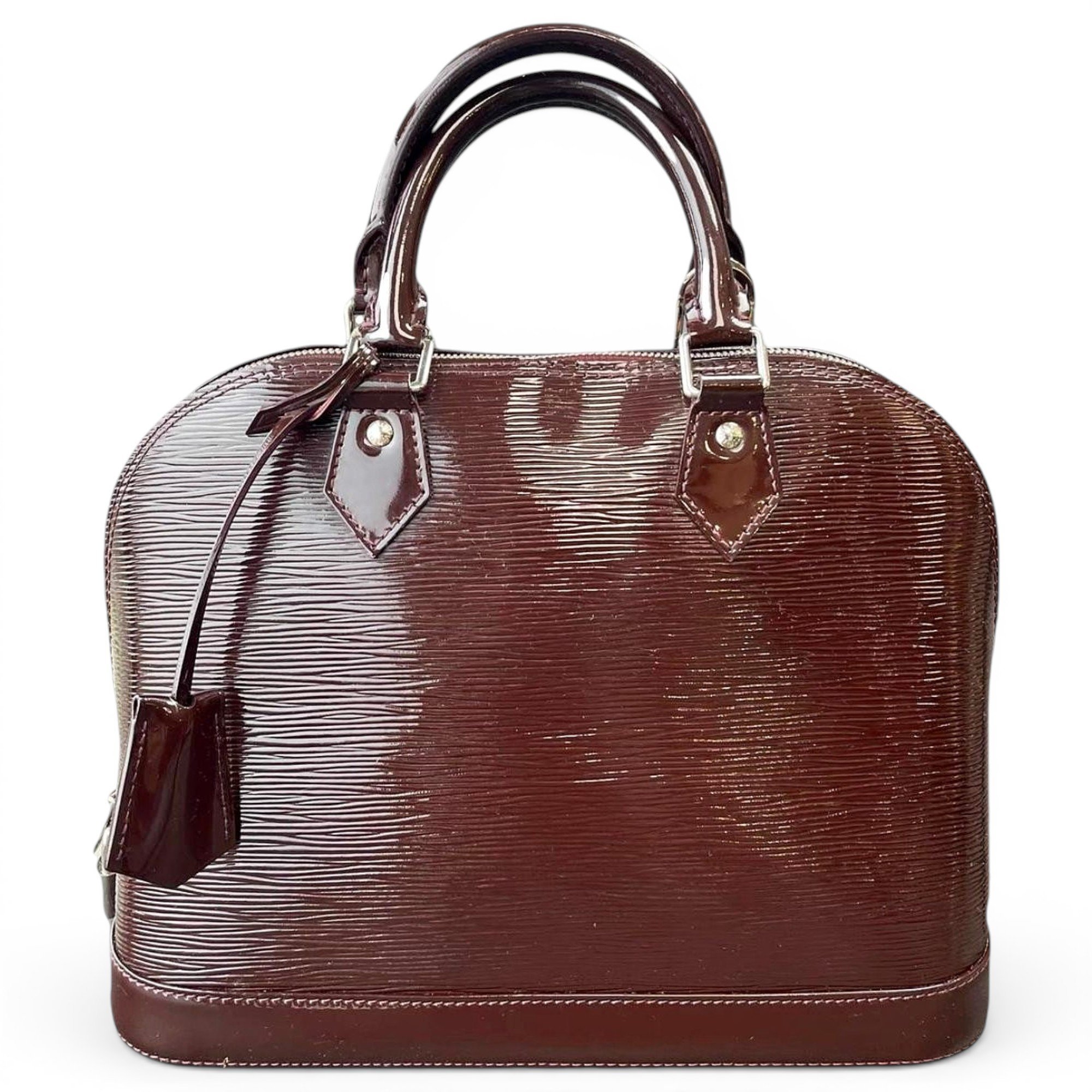 Alma patent leather handbag