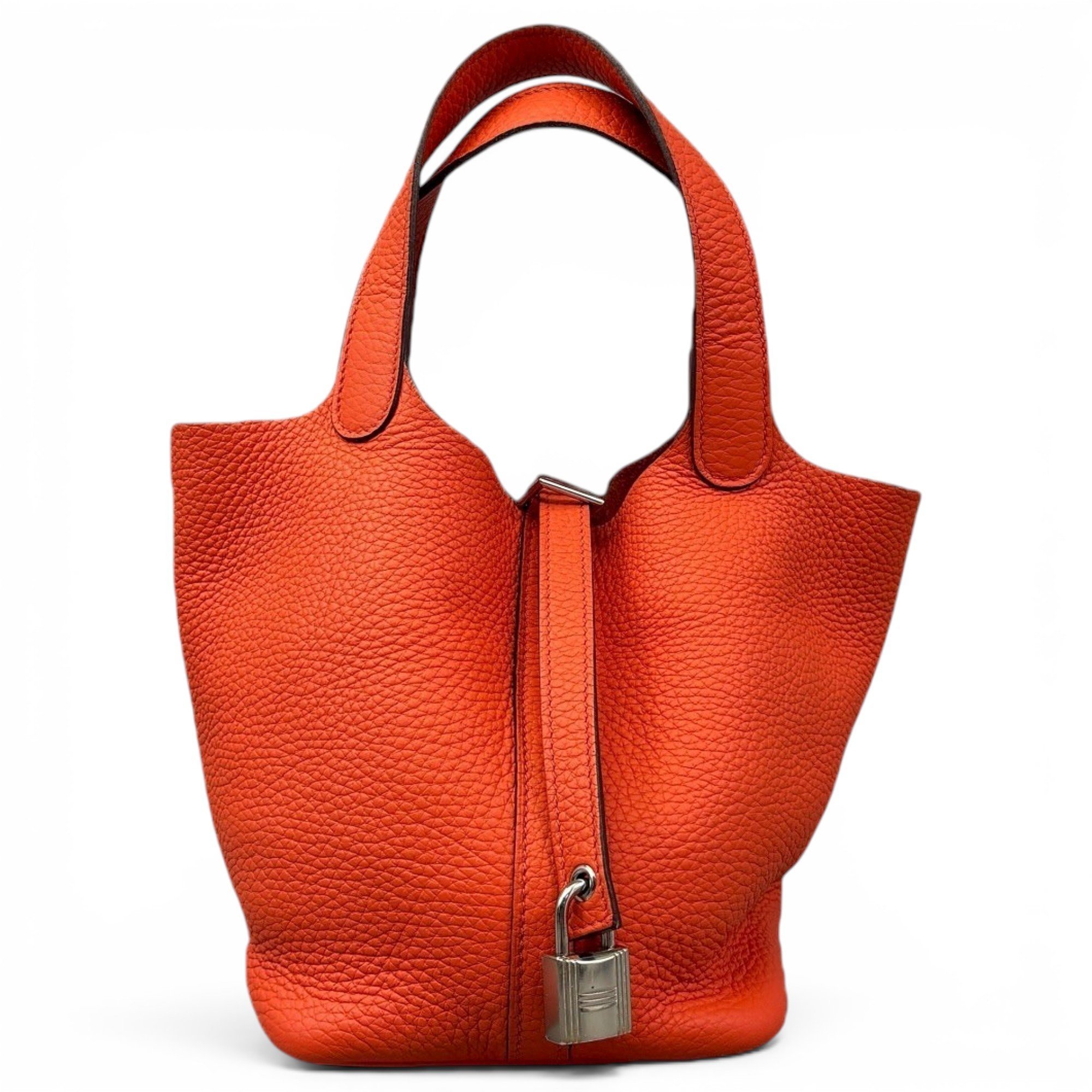 Picotin leather handbag