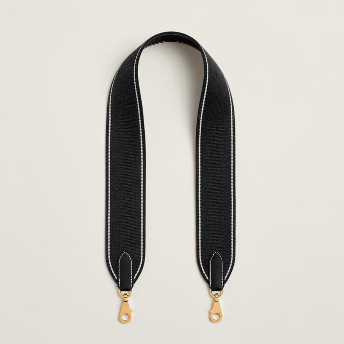 Sangle Wooly Sellier Bicolor Bag Strap
