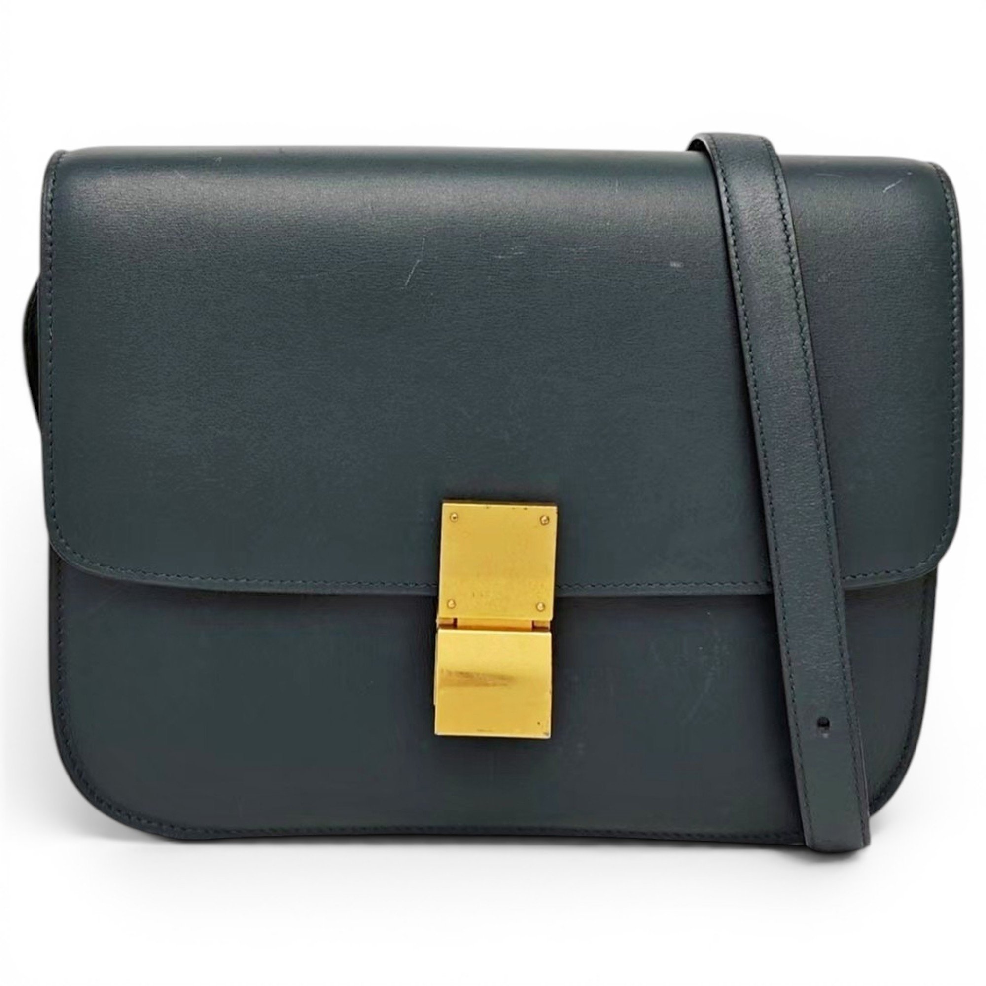 Classic leather handbag