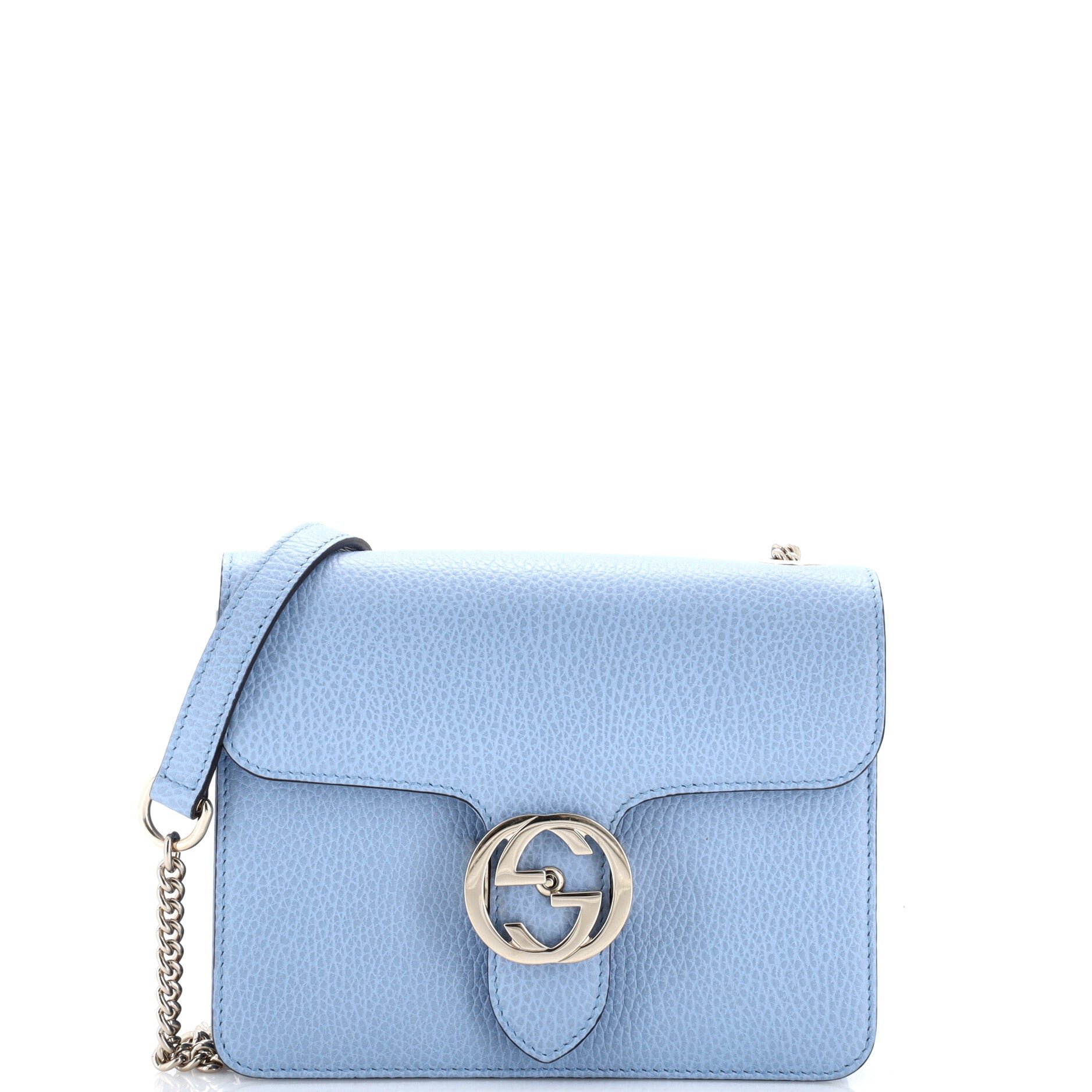 Interlocking Shoulder Bag Leather Small