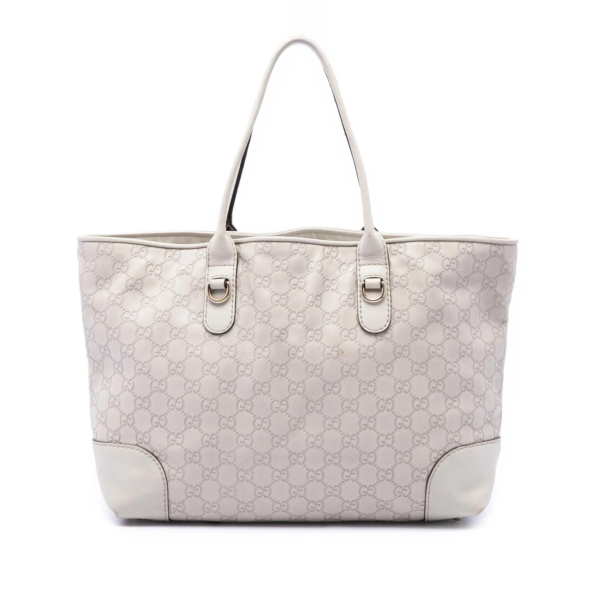 Gucci B leather tote