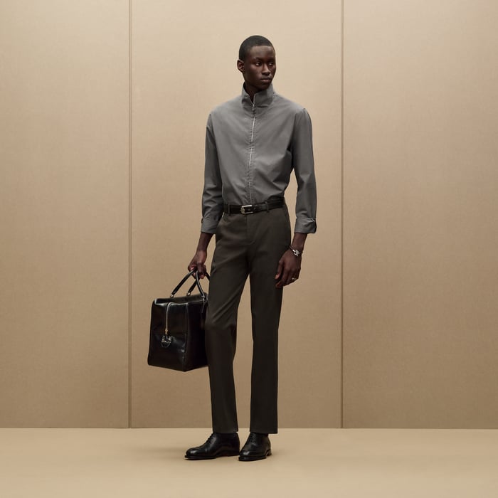 Kaki Saint Germain Fitted Pants