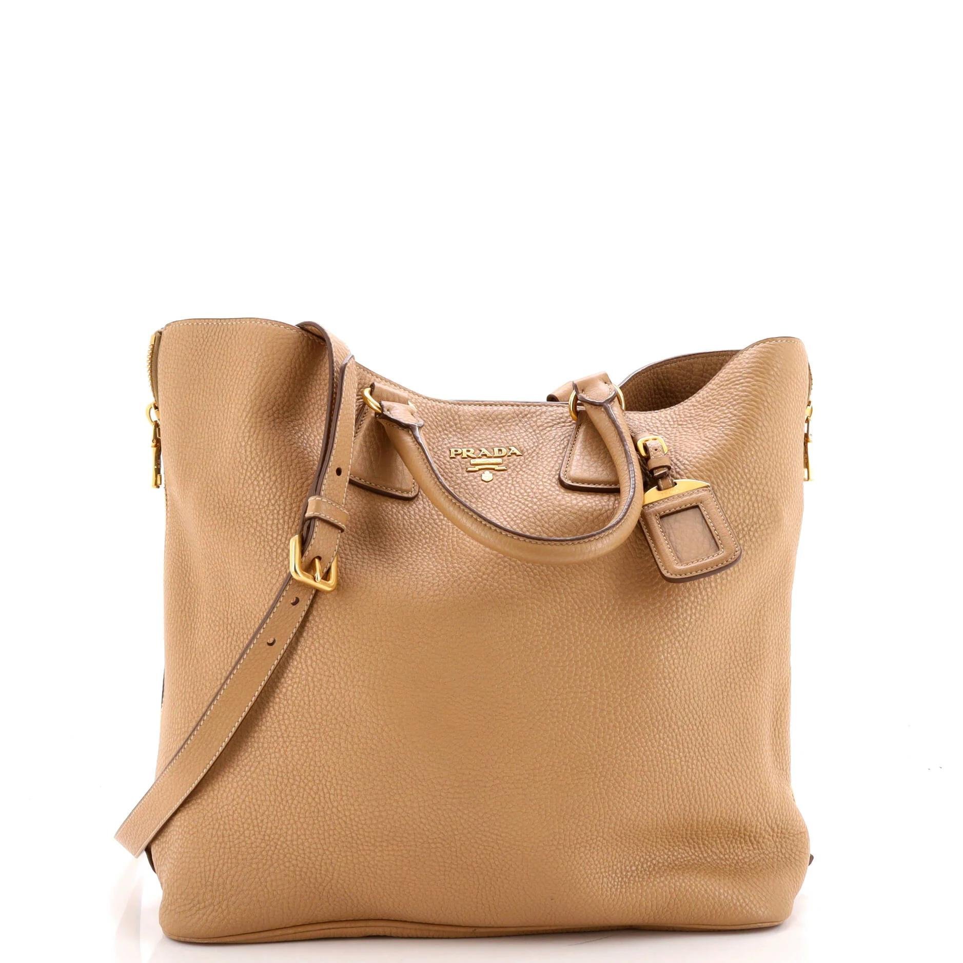 Leather tote