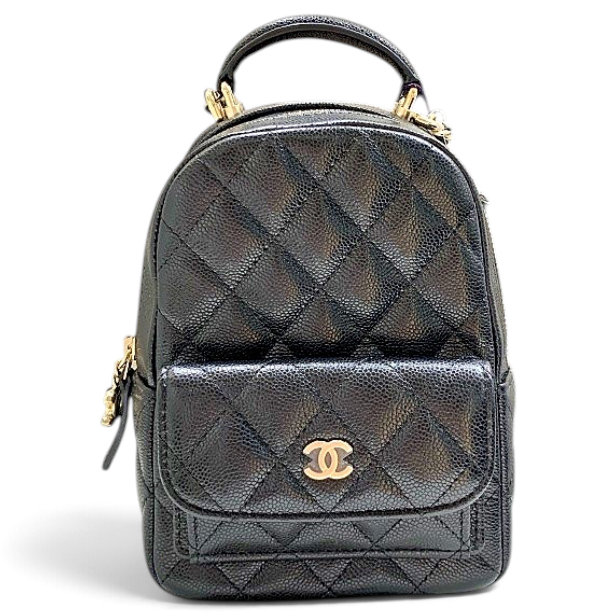 Leather backpack