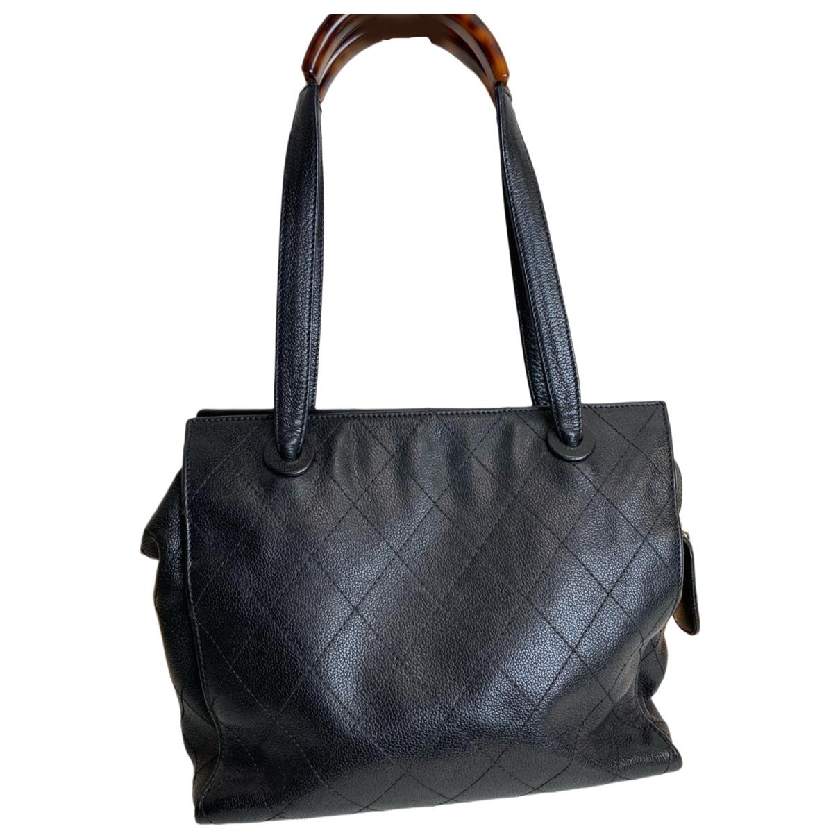 Leather tote