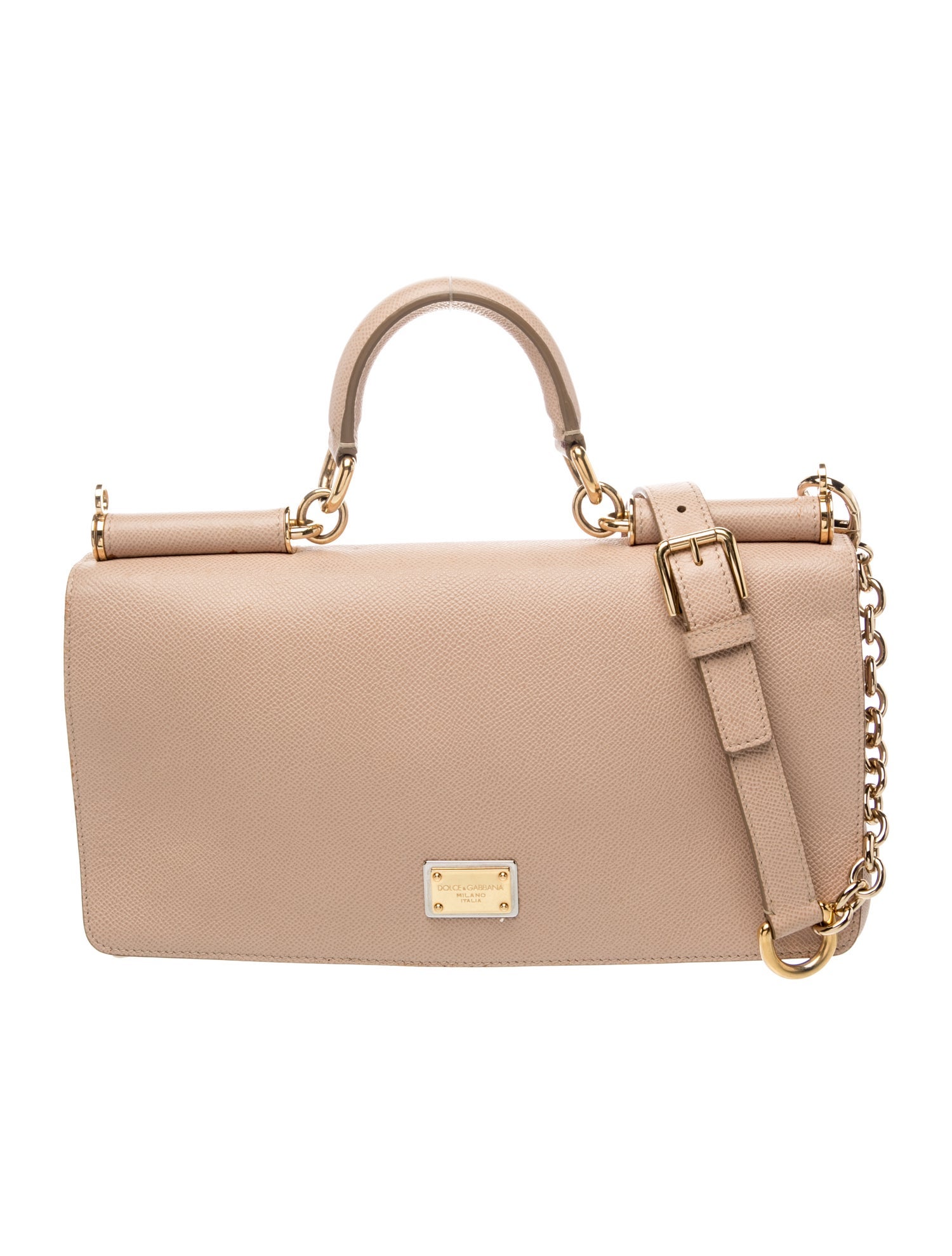 Leather Top Handle Bag