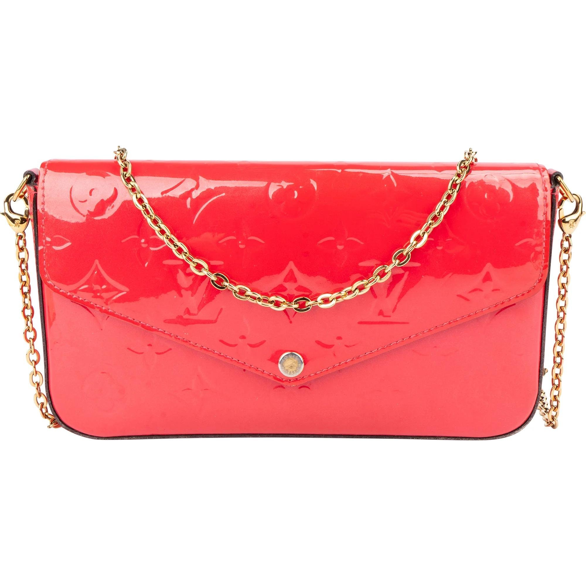 Félicie patent leather crossbody bag