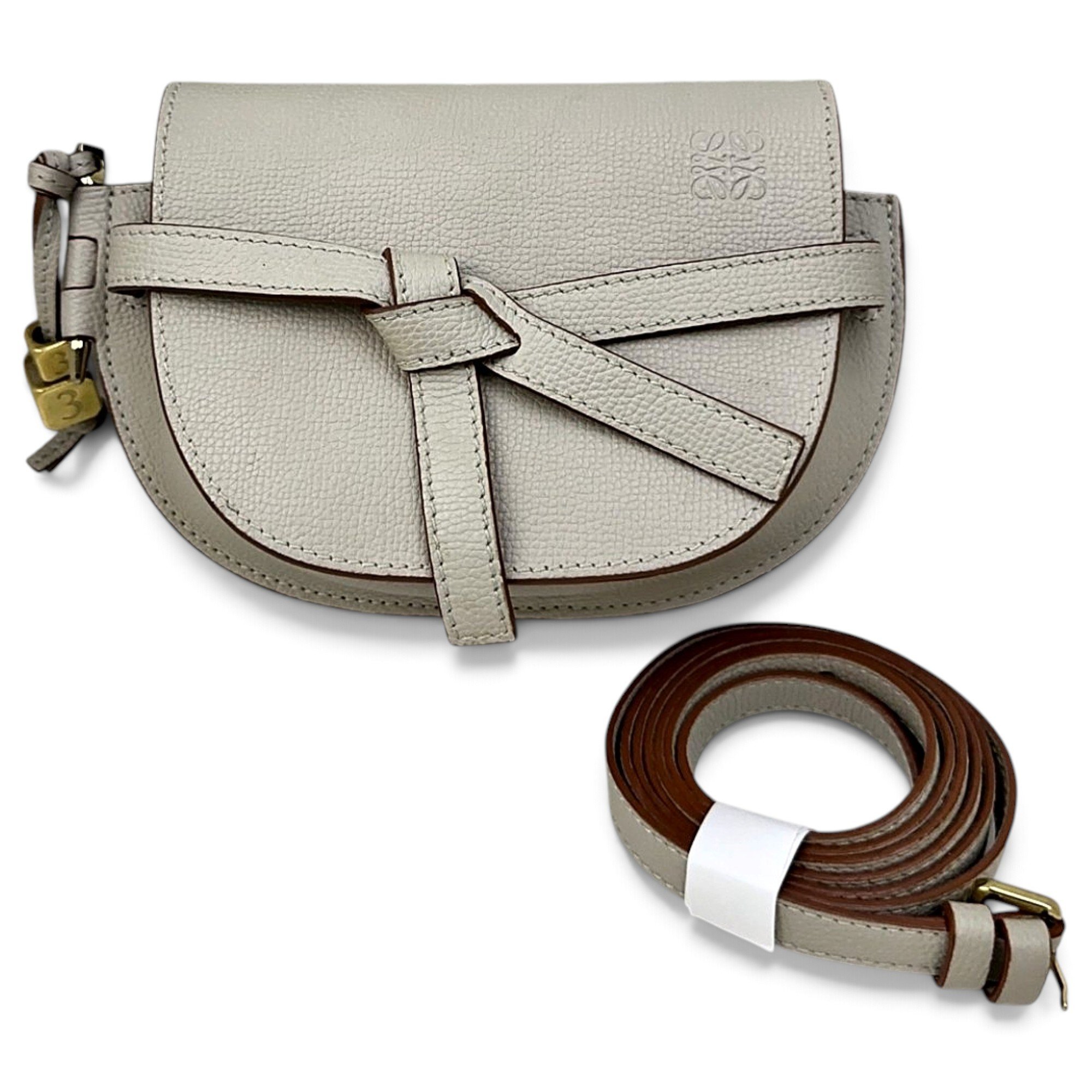 Gate leather crossbody bag