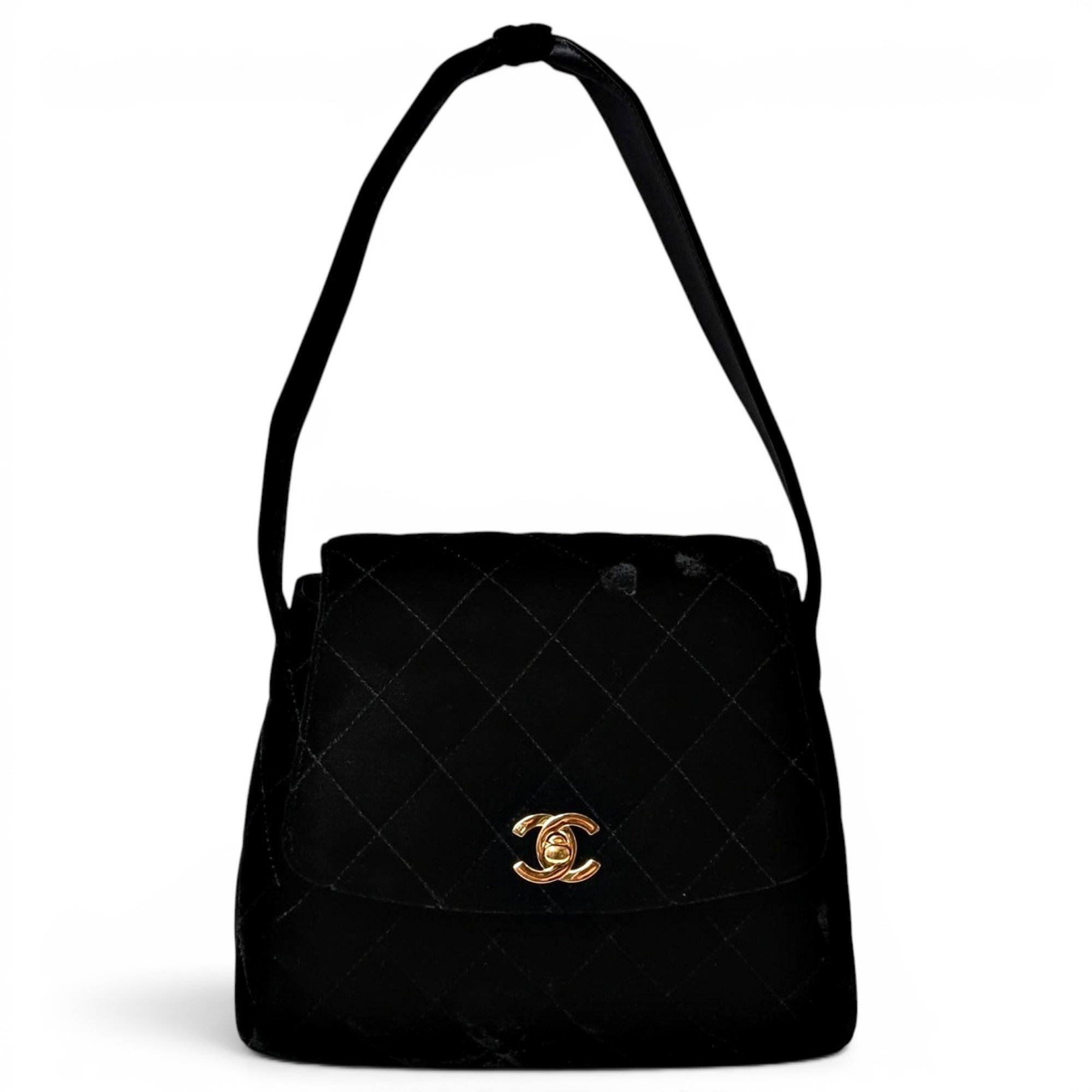 Velvet handbag