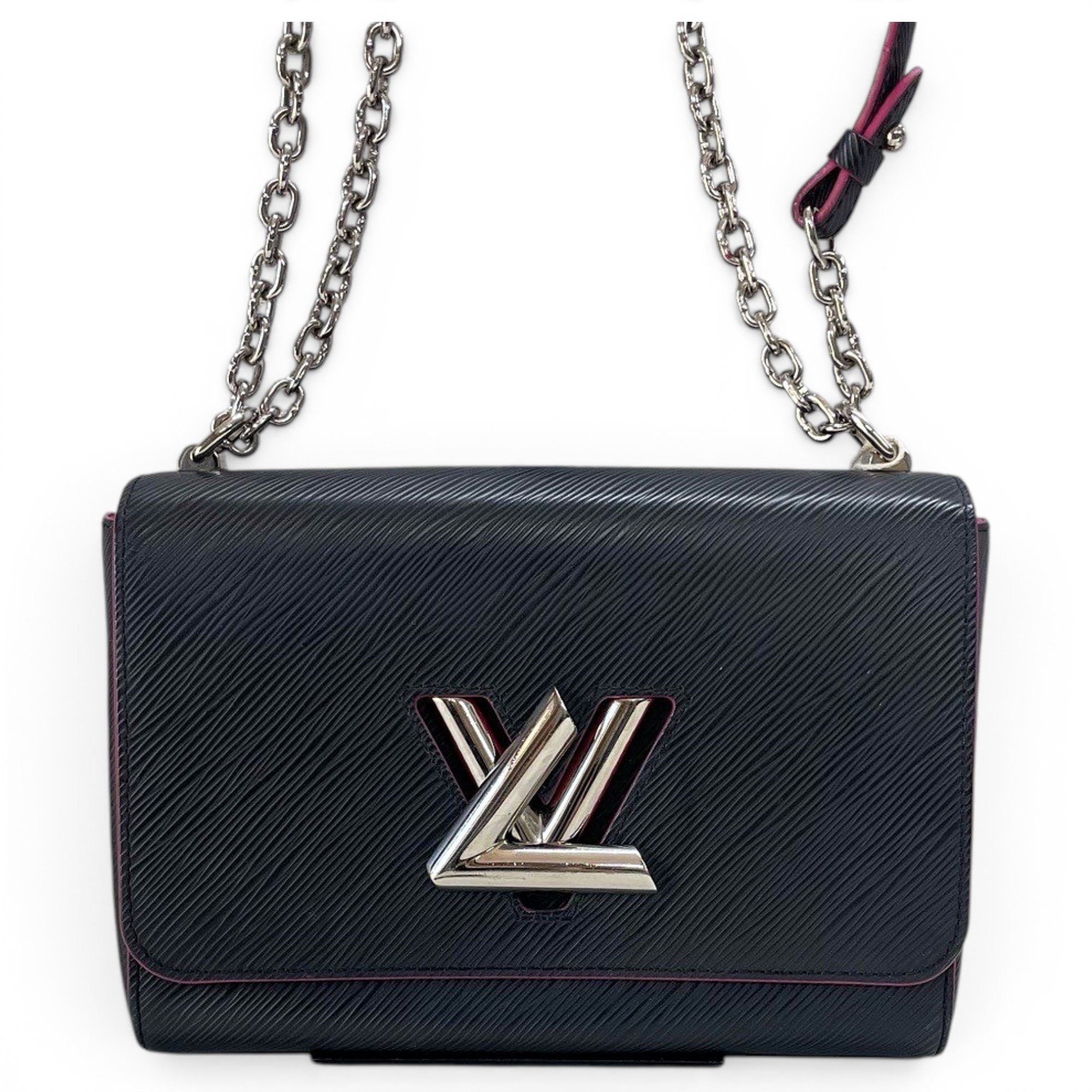 Twist leather crossbody bag
