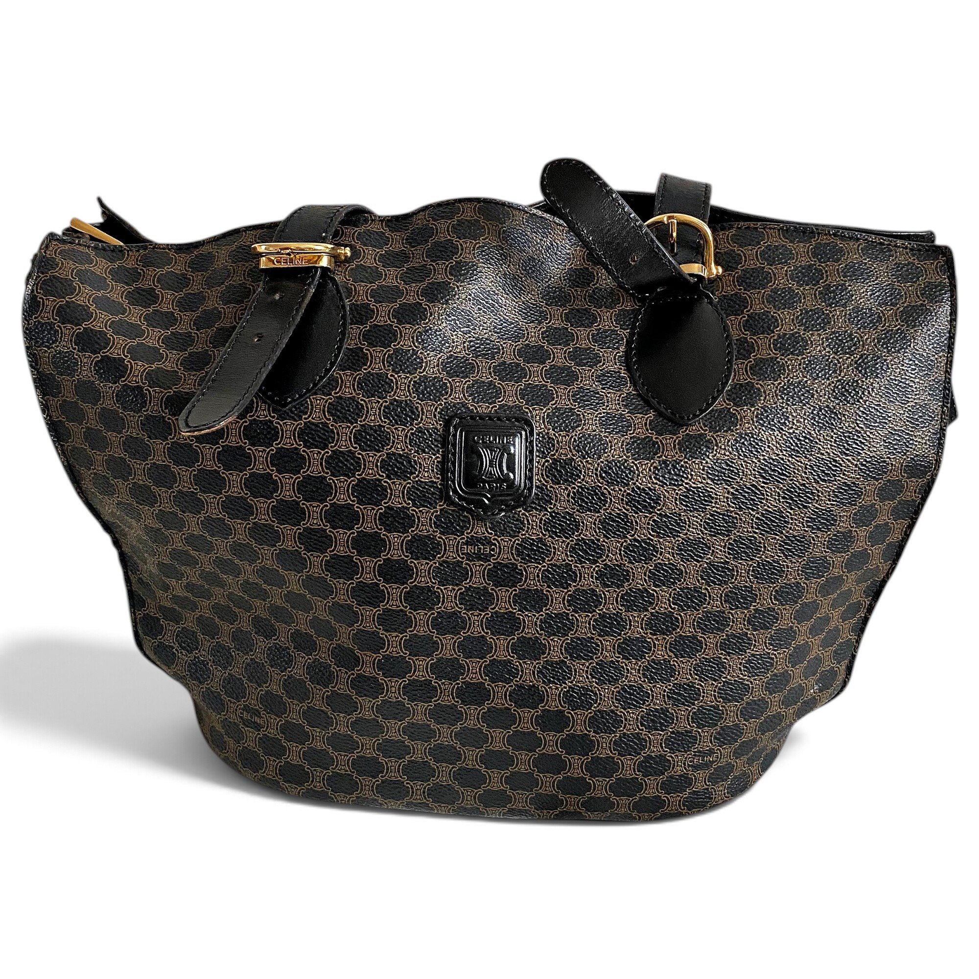 Leather tote