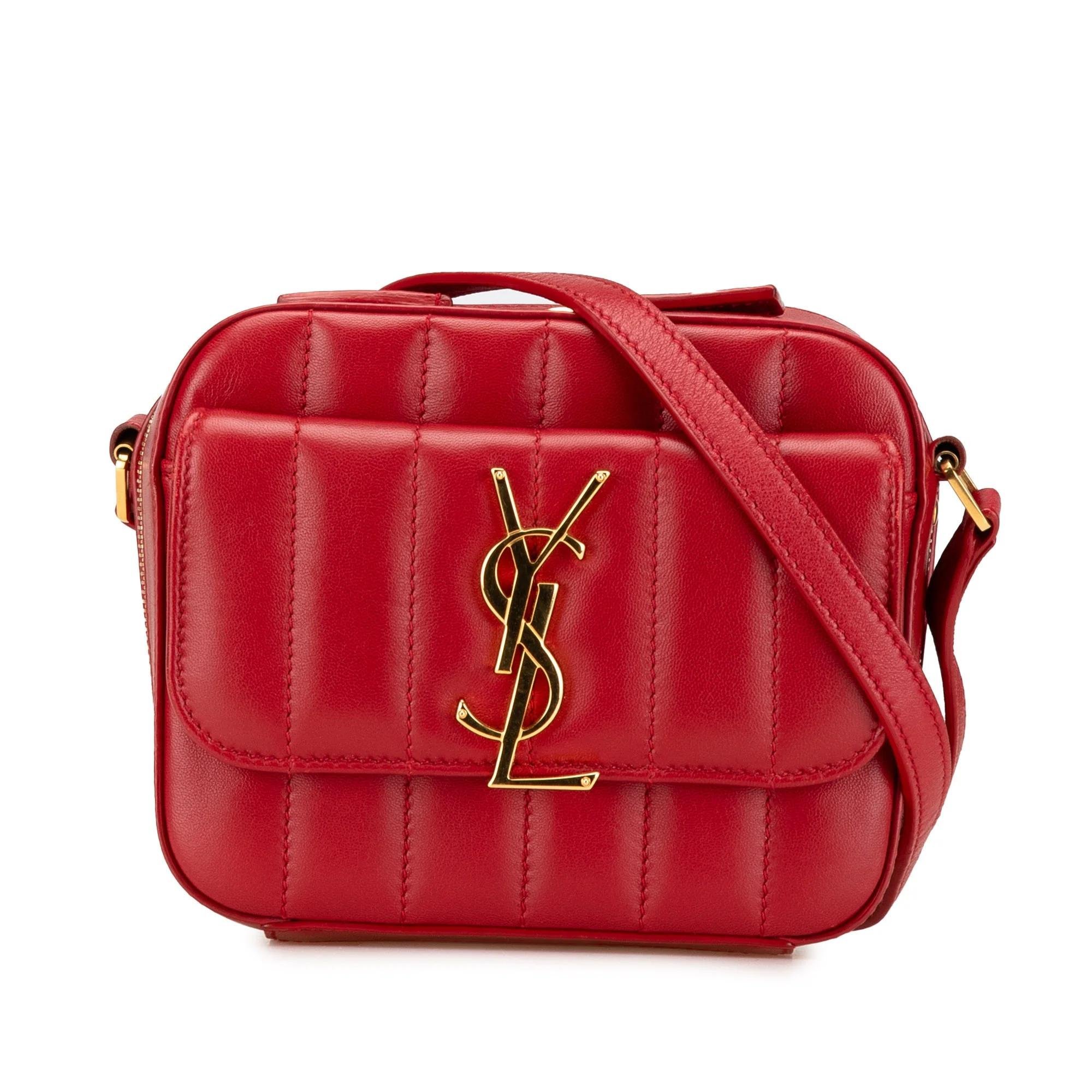Saint Laurent Vicky pony-style calfskin handbag