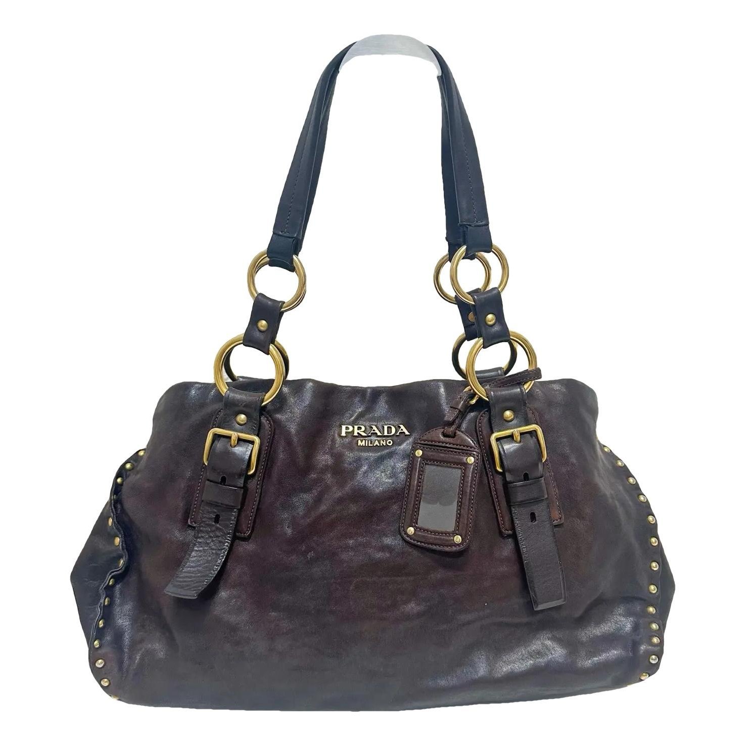Leather handbag