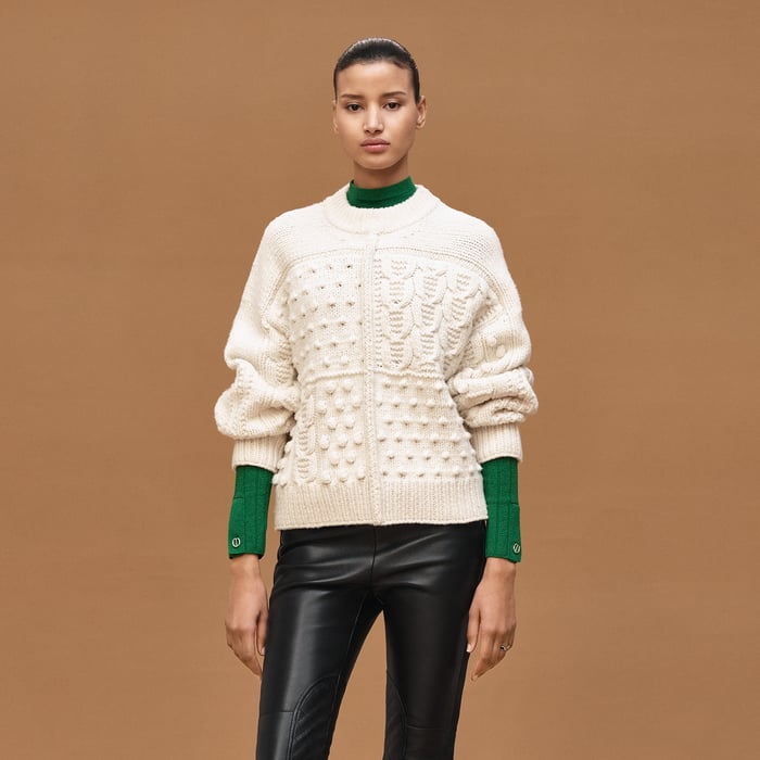 Blanc Naturel Long-sleeve Sweater
