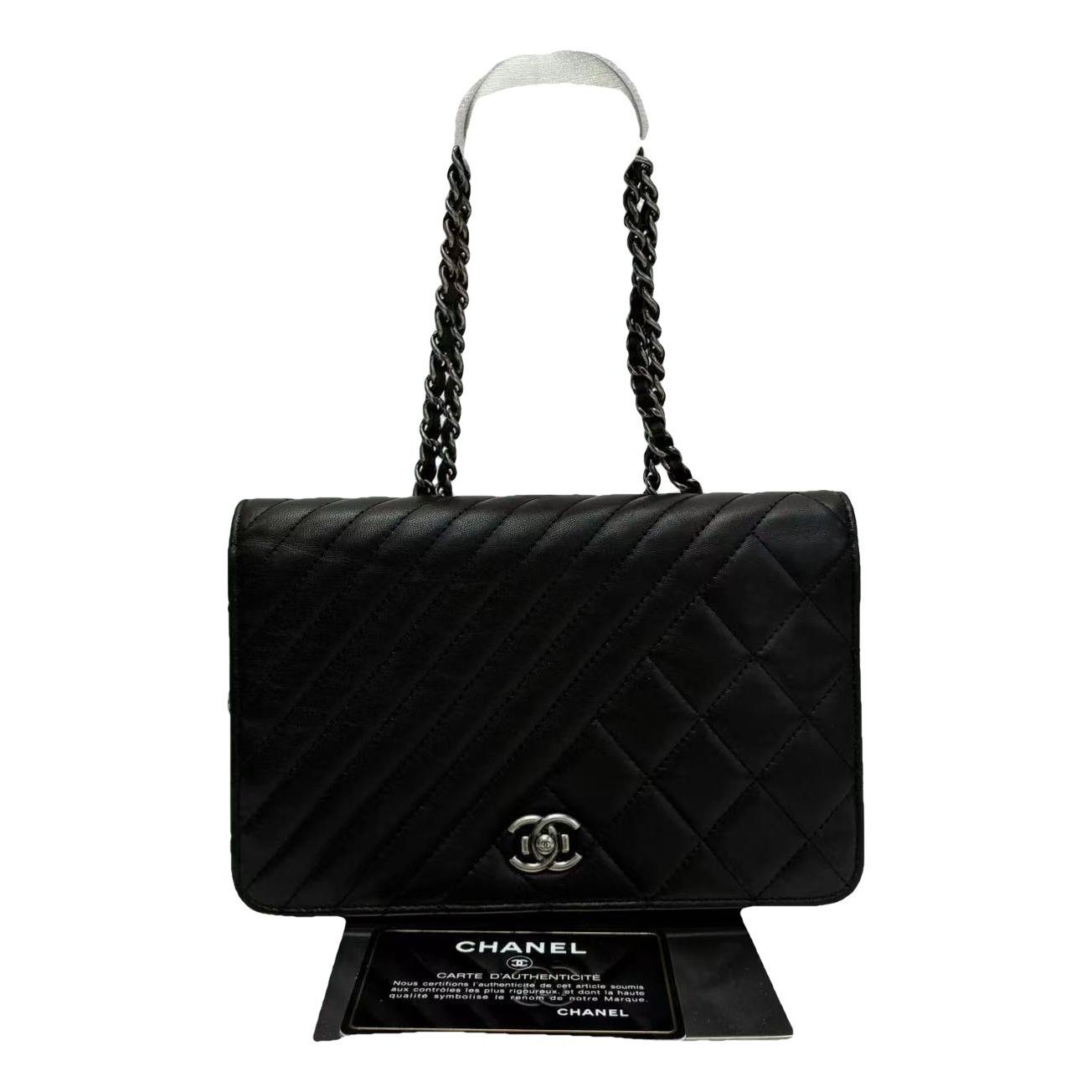Wallet On Chain Boy leather crossbody bag