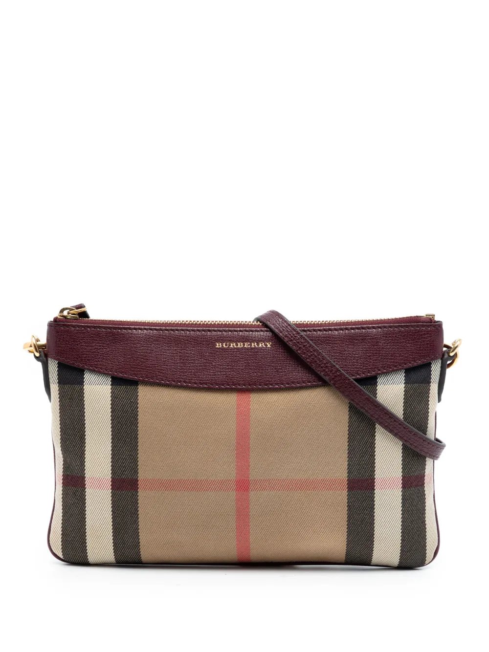 2000-2017 Mega Check Canvas Derby Peyton crossbody bag