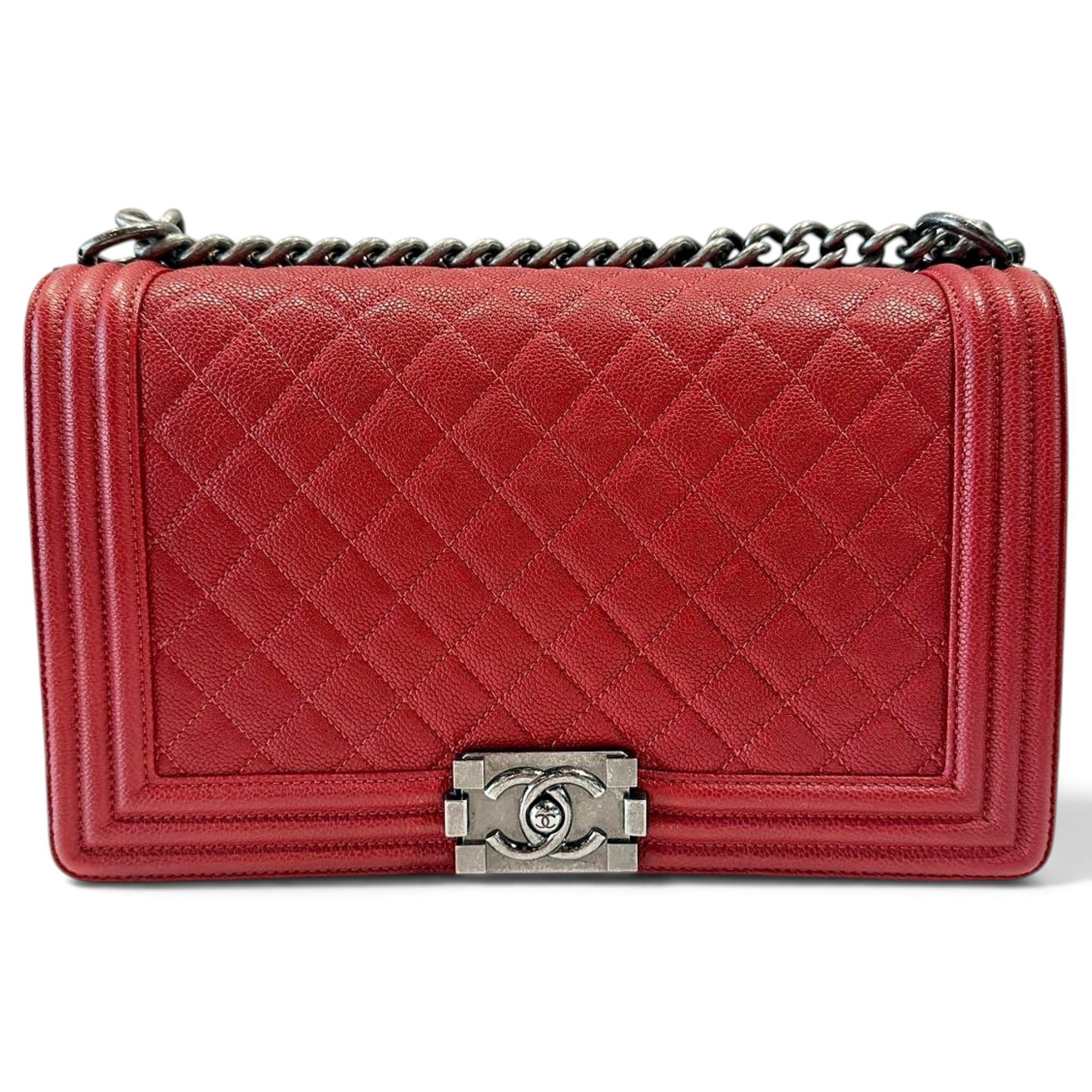 Boy leather crossbody bag