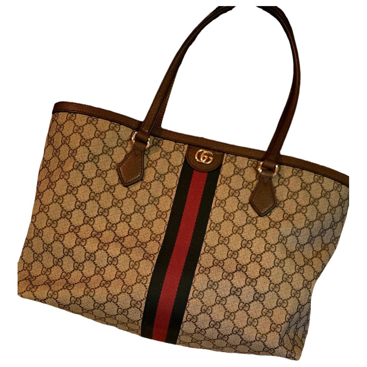 Ophidia Shopping leather tote